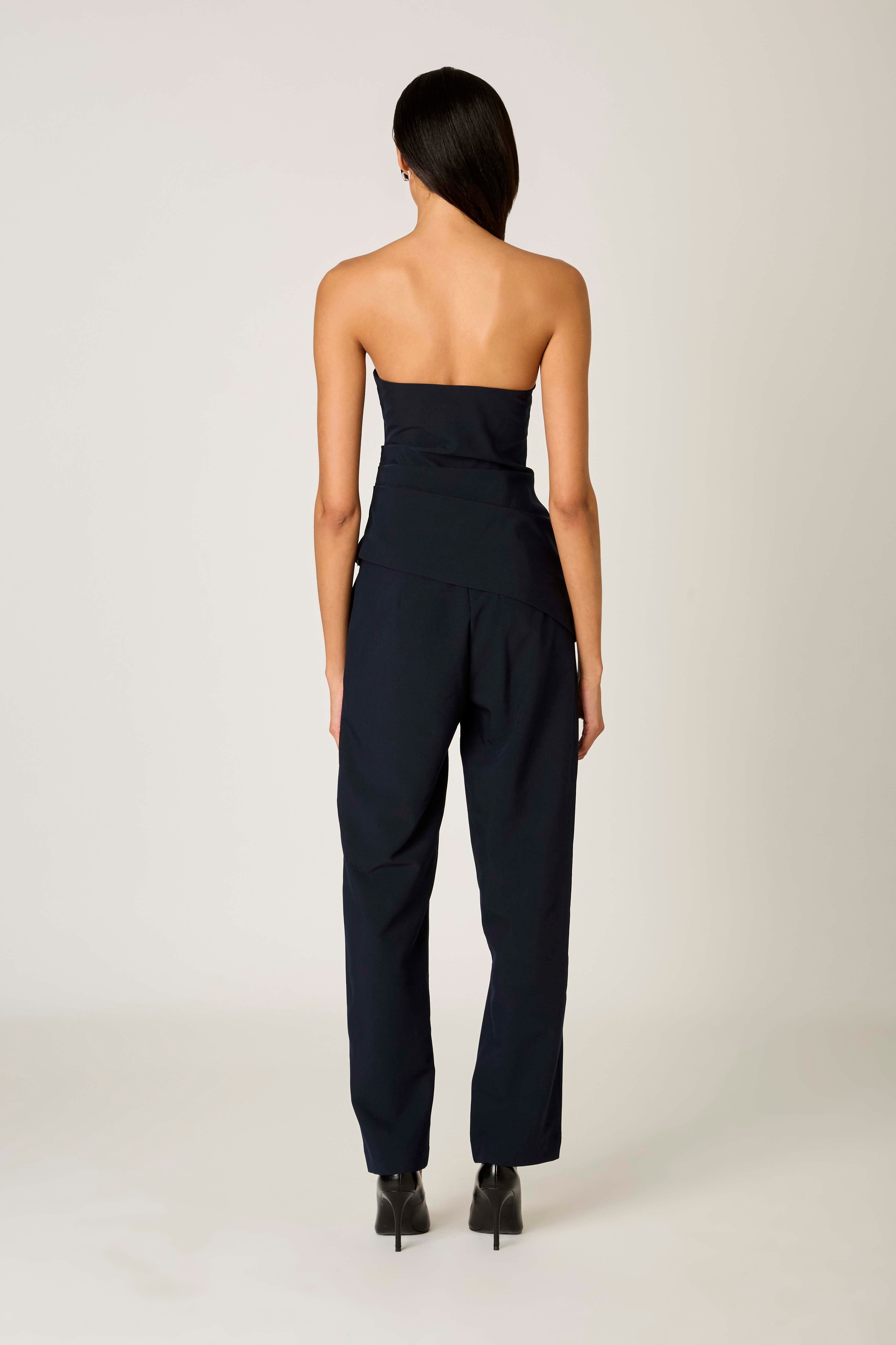 Hillhurst Pant in navy back view