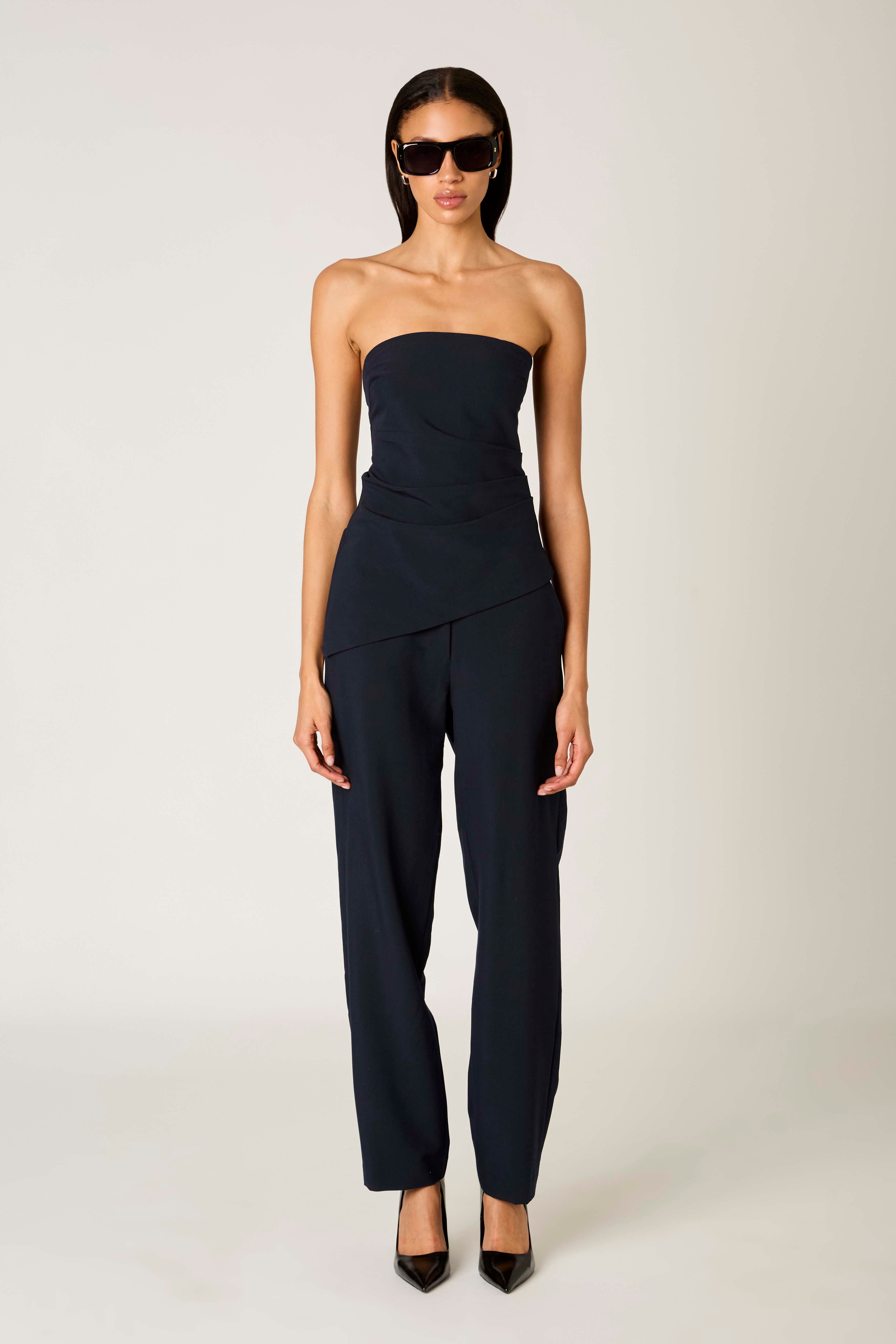 Hillhurst Pant in navy front view