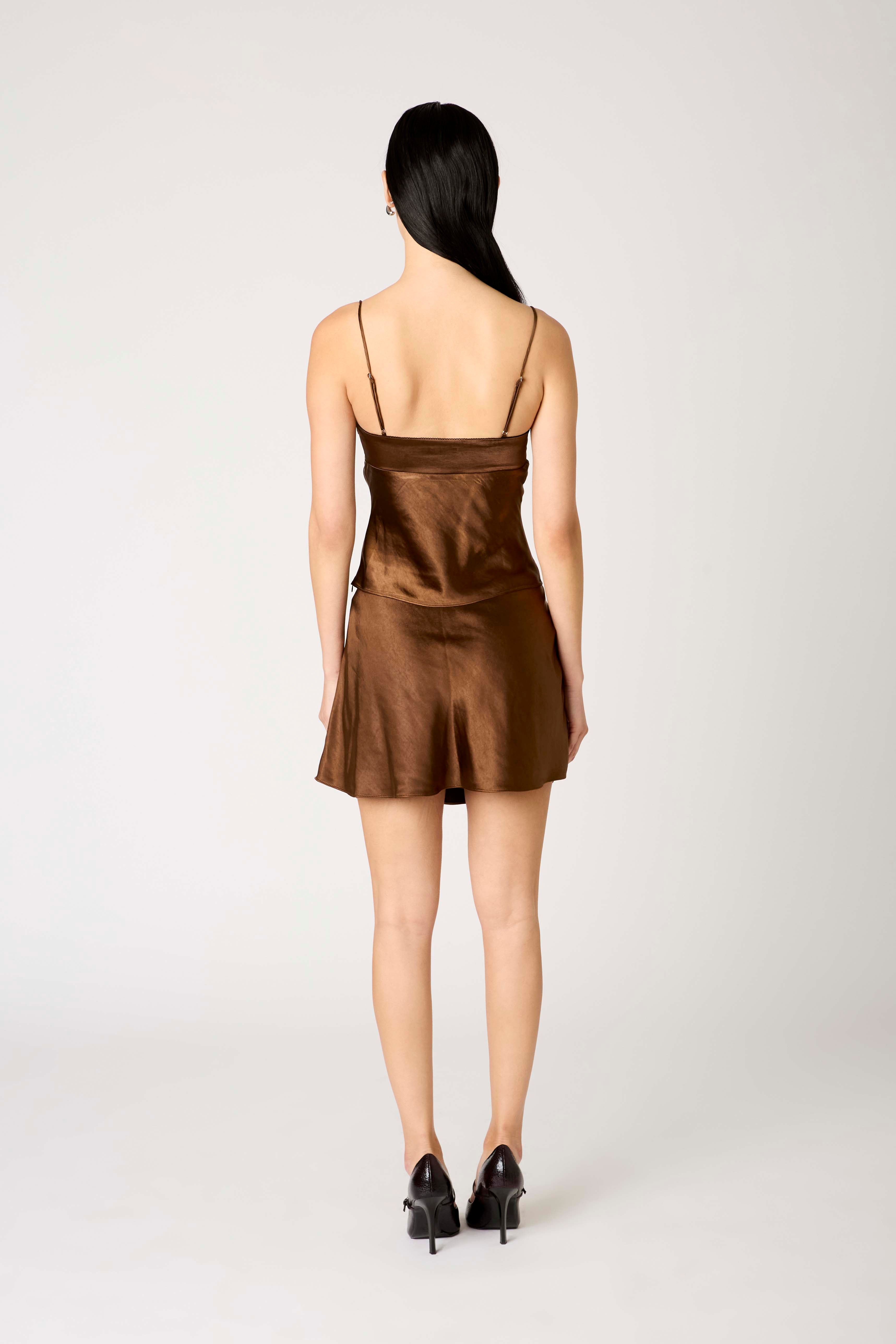 Oriana Skirt in mousse back view
