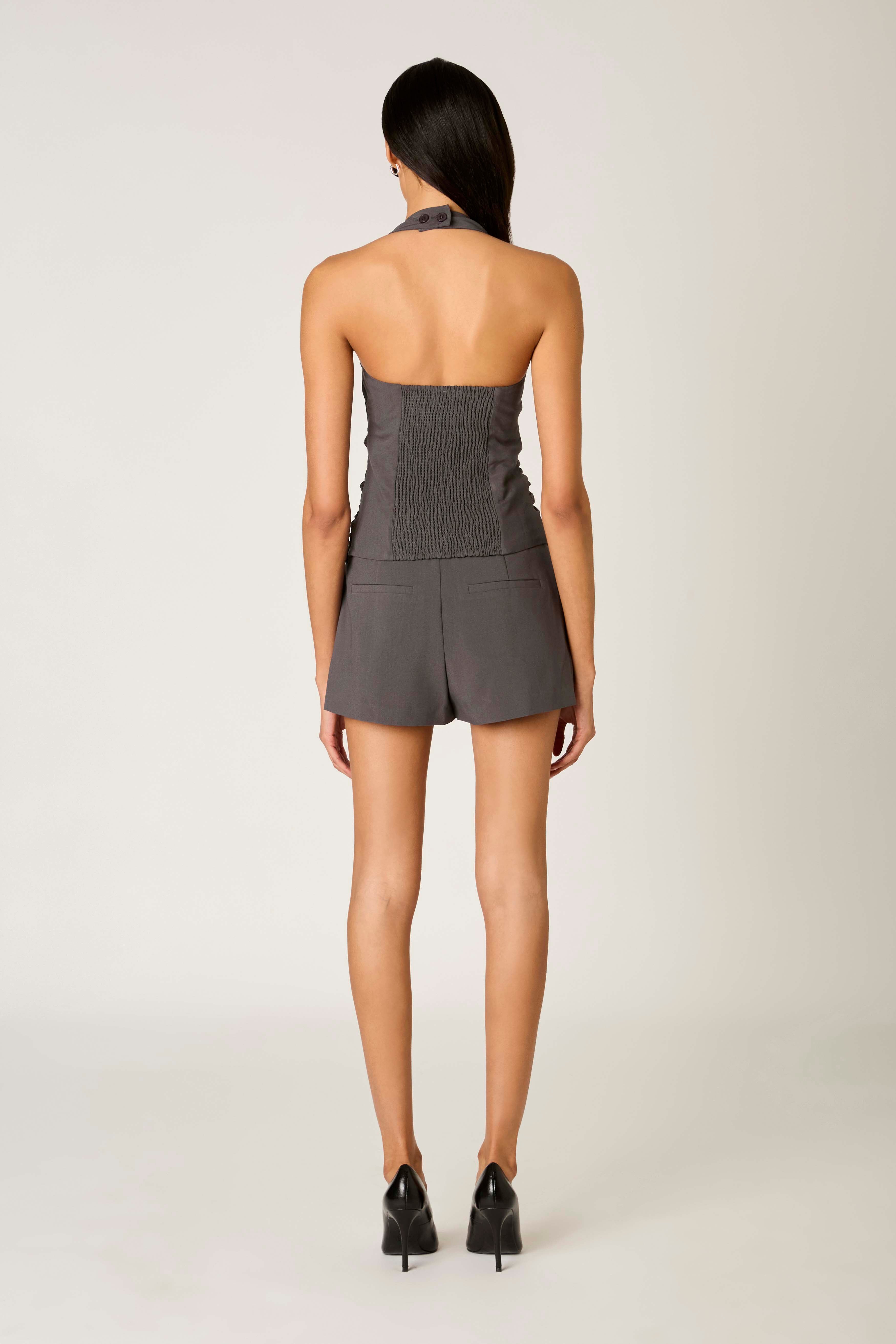 Ariel Skort in sleet back view