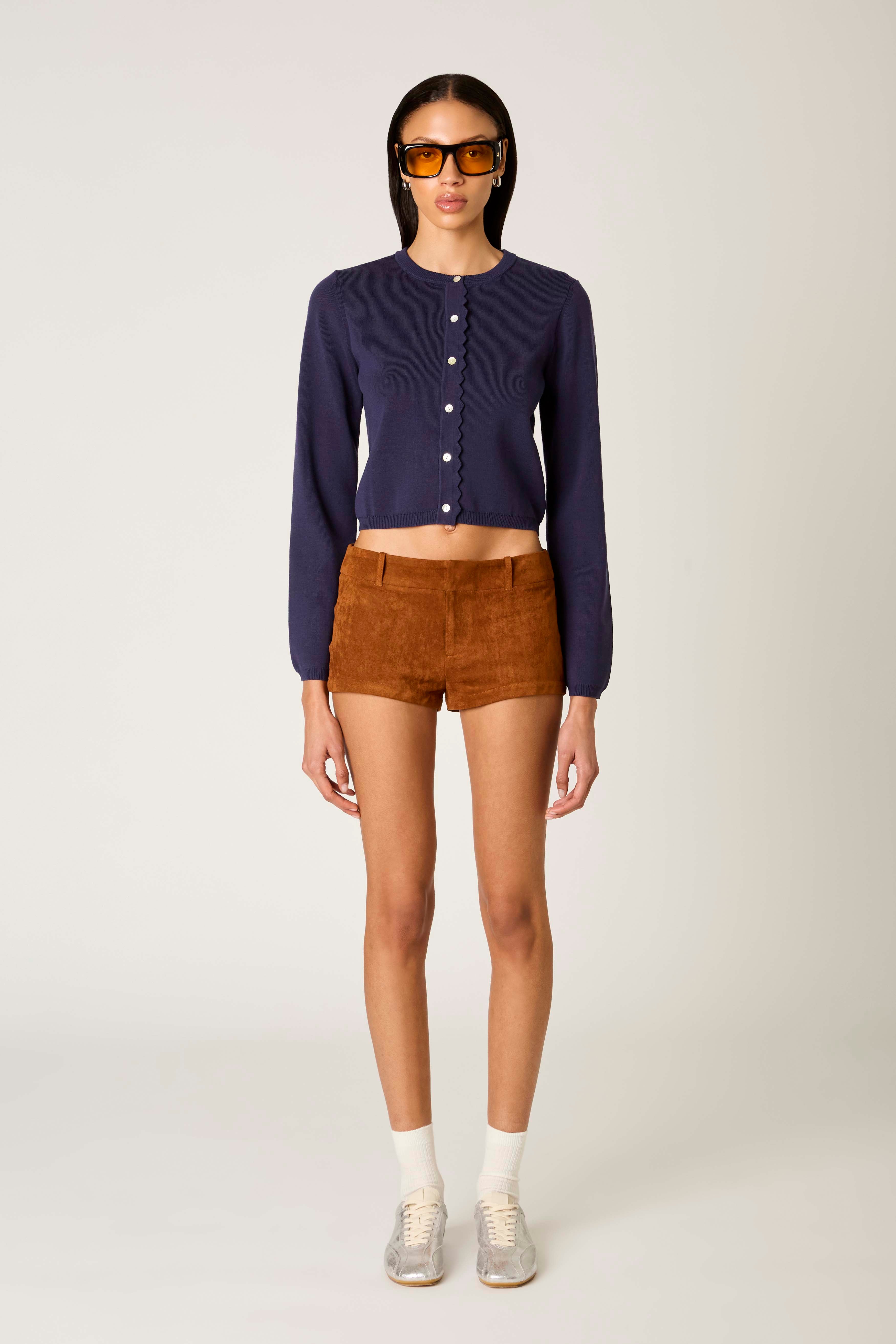 Gower Short in tan front view