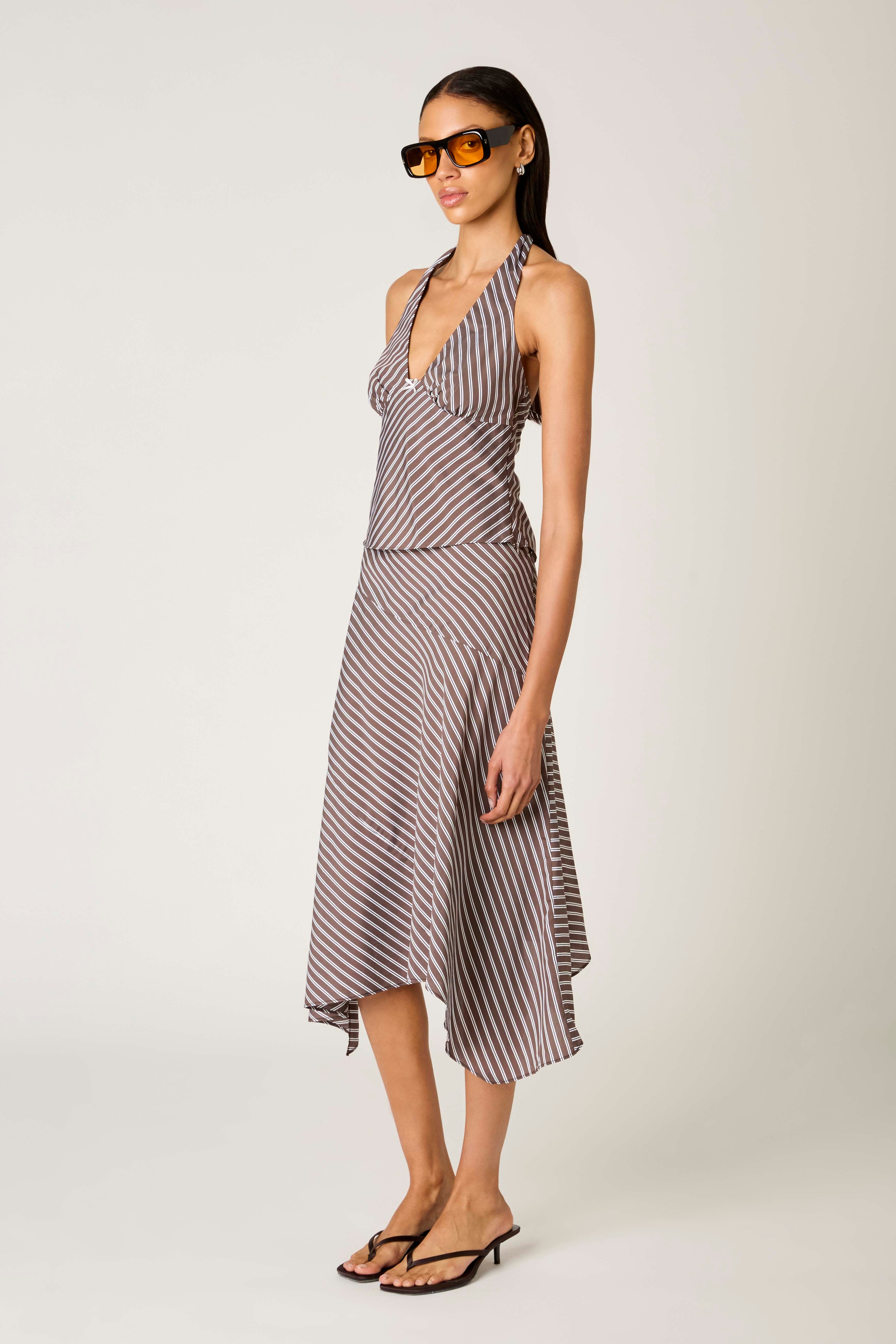 Bronson Skirt in coffee side view