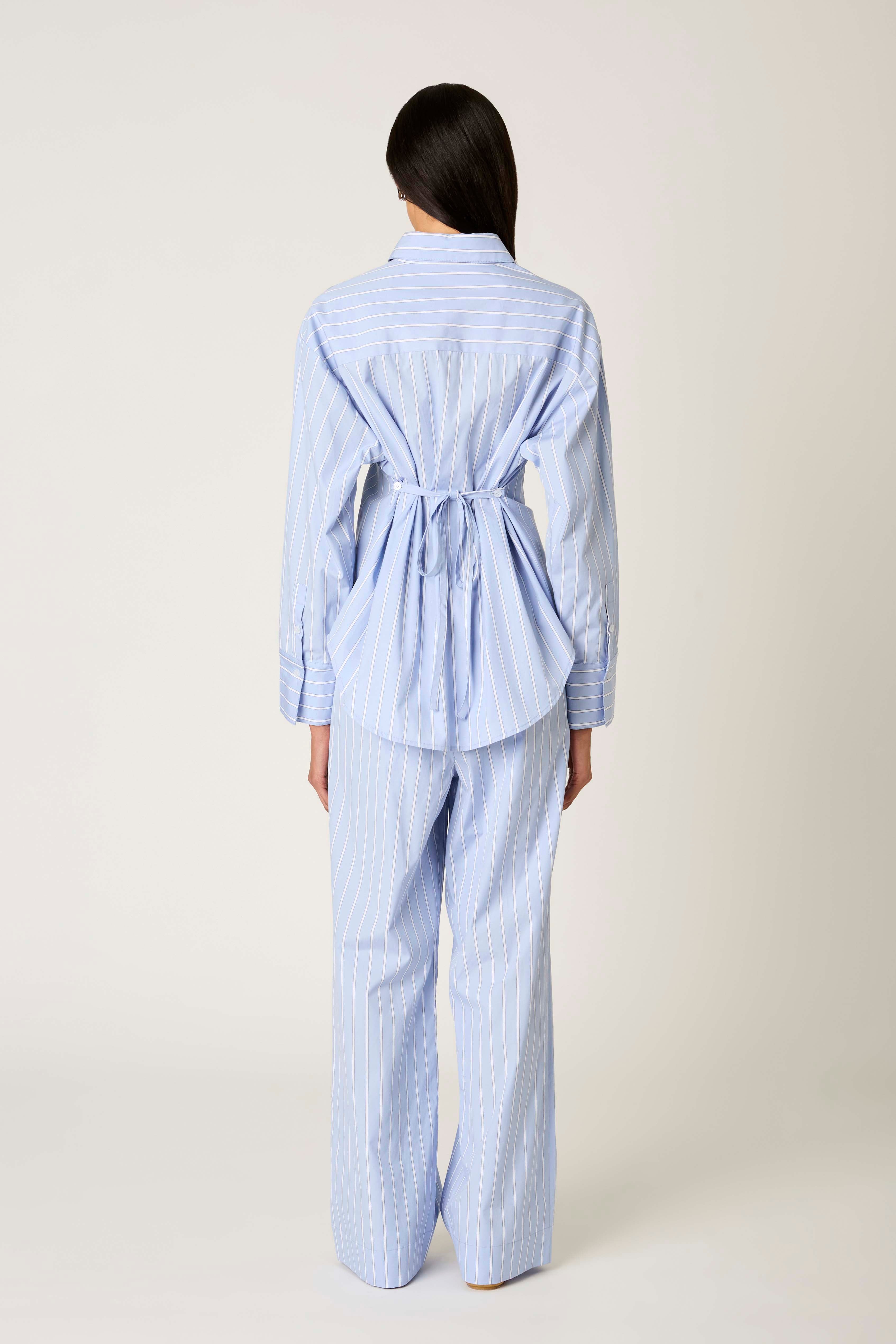 Khonny Pant in chambray back view