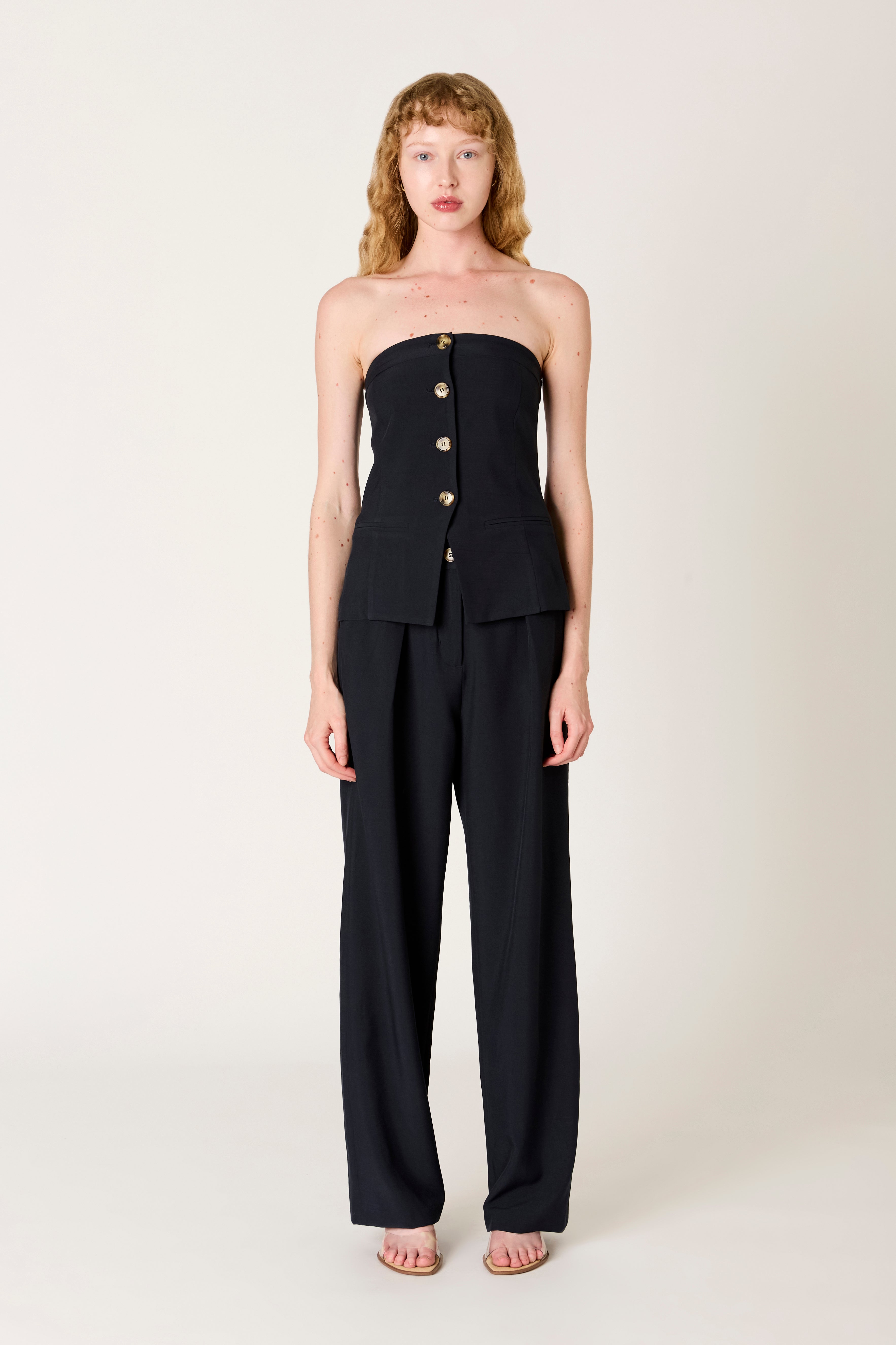 Sebastian Trouser in indigo front view