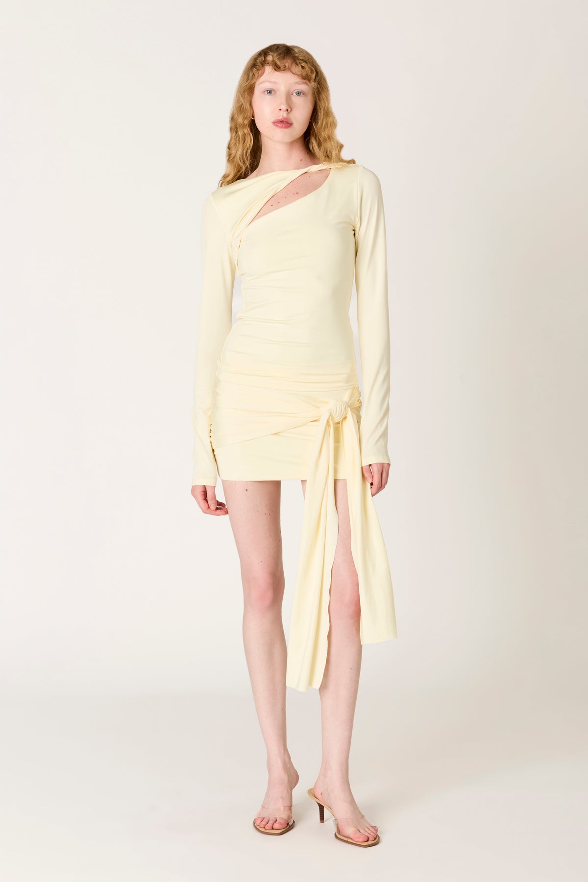 Sueño Skirt in vanilla front view