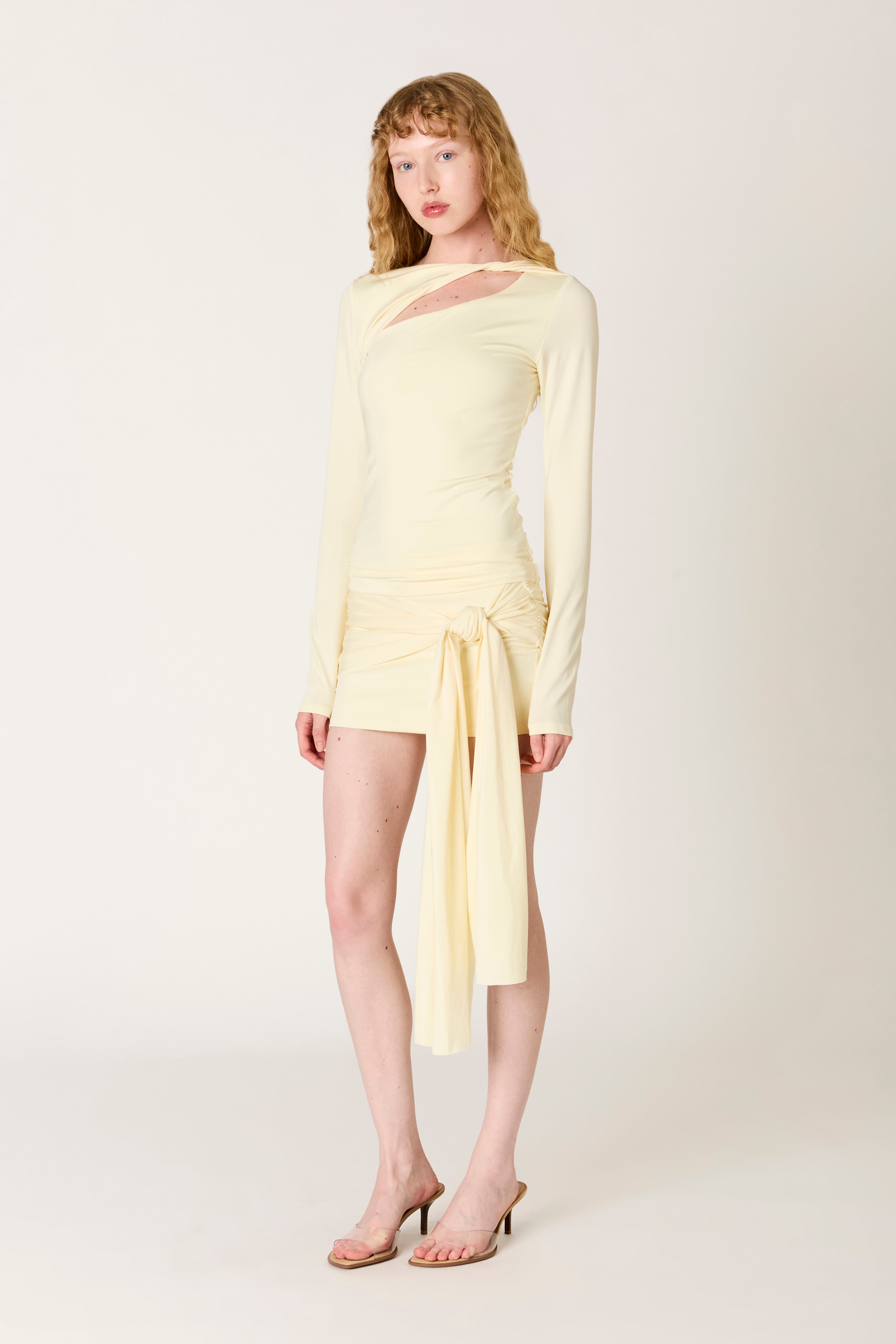 Sueño Skirt in vanilla side view