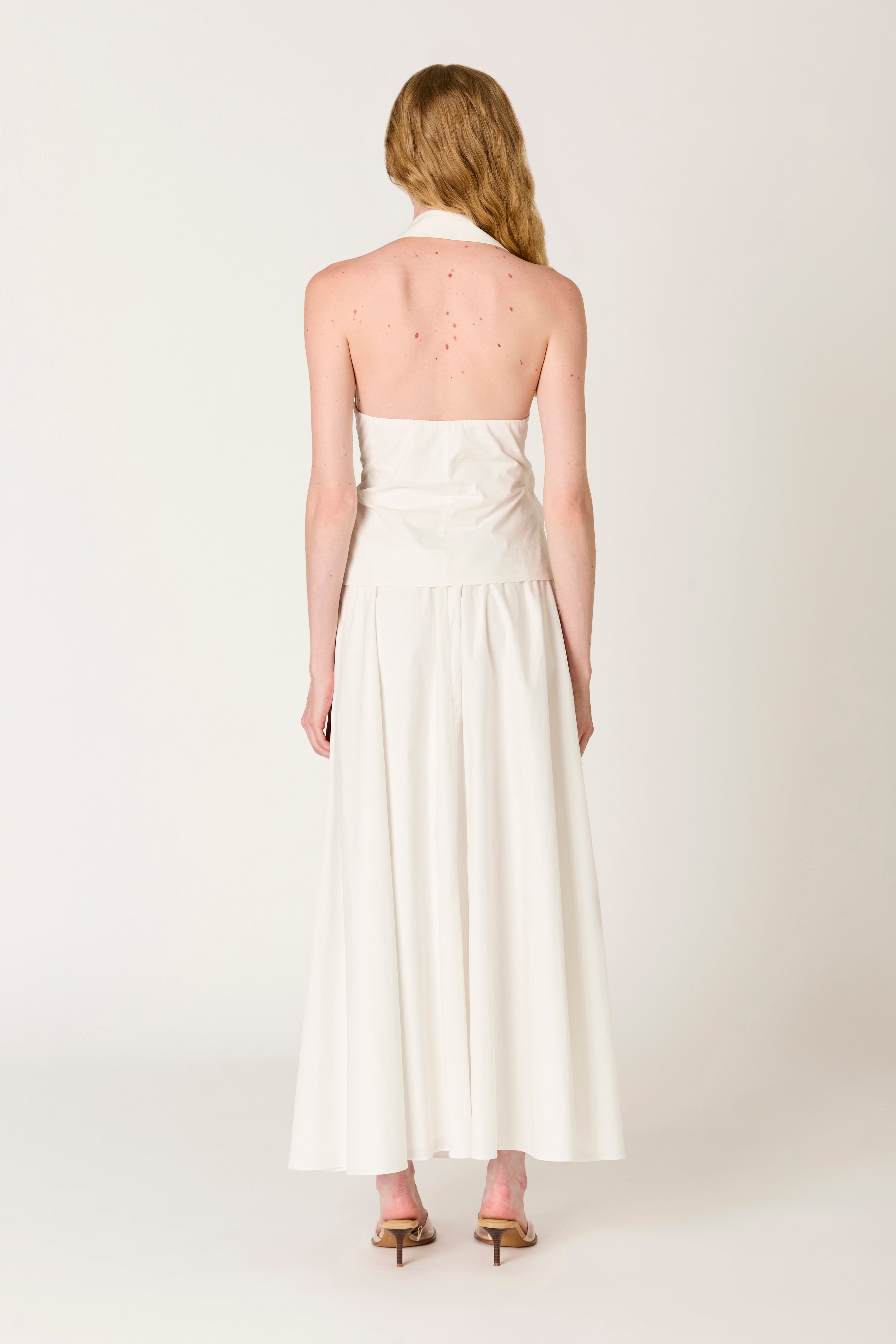 Aurora Skirt in white back view