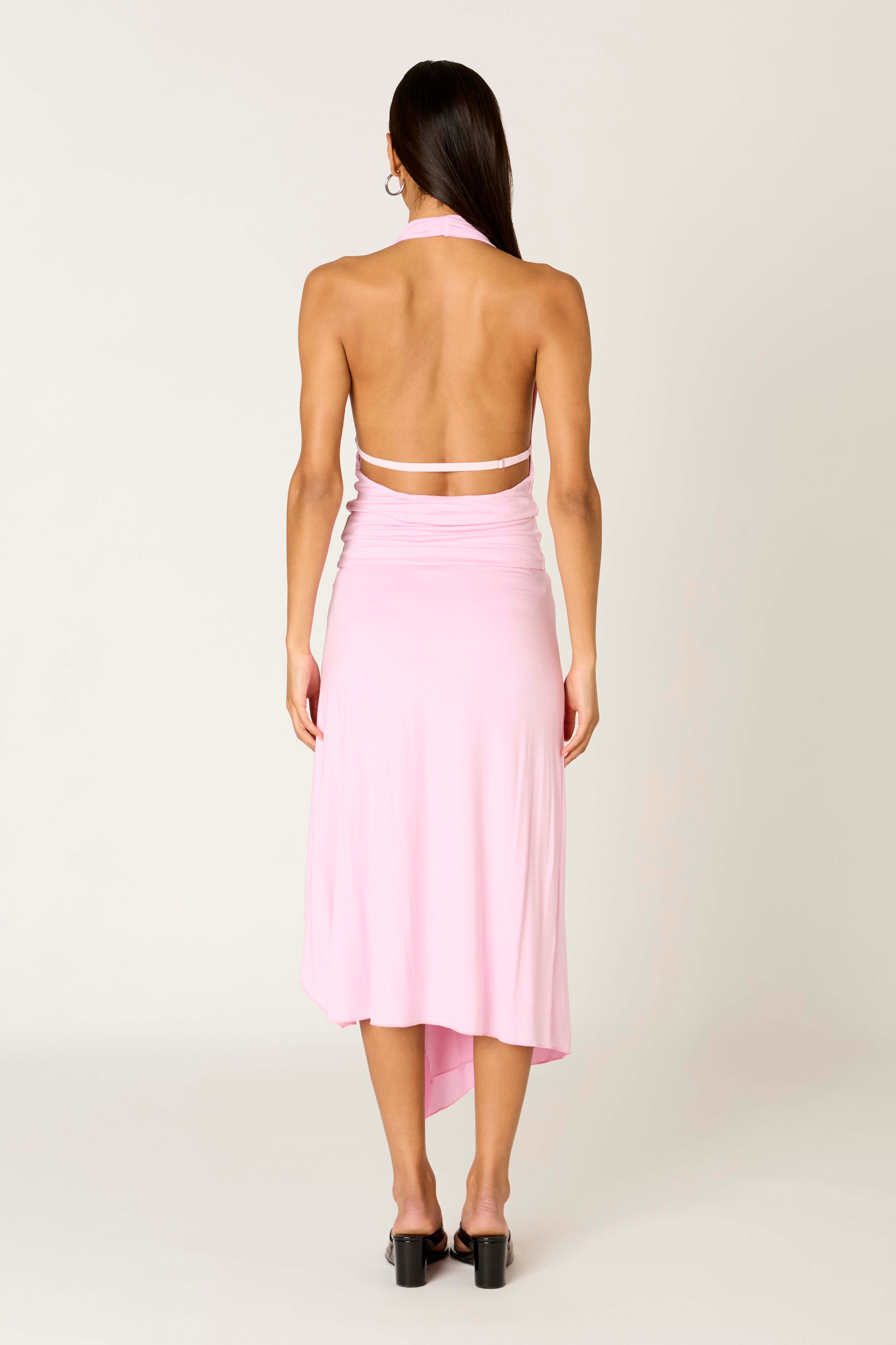 Mar Skirt in pink back view