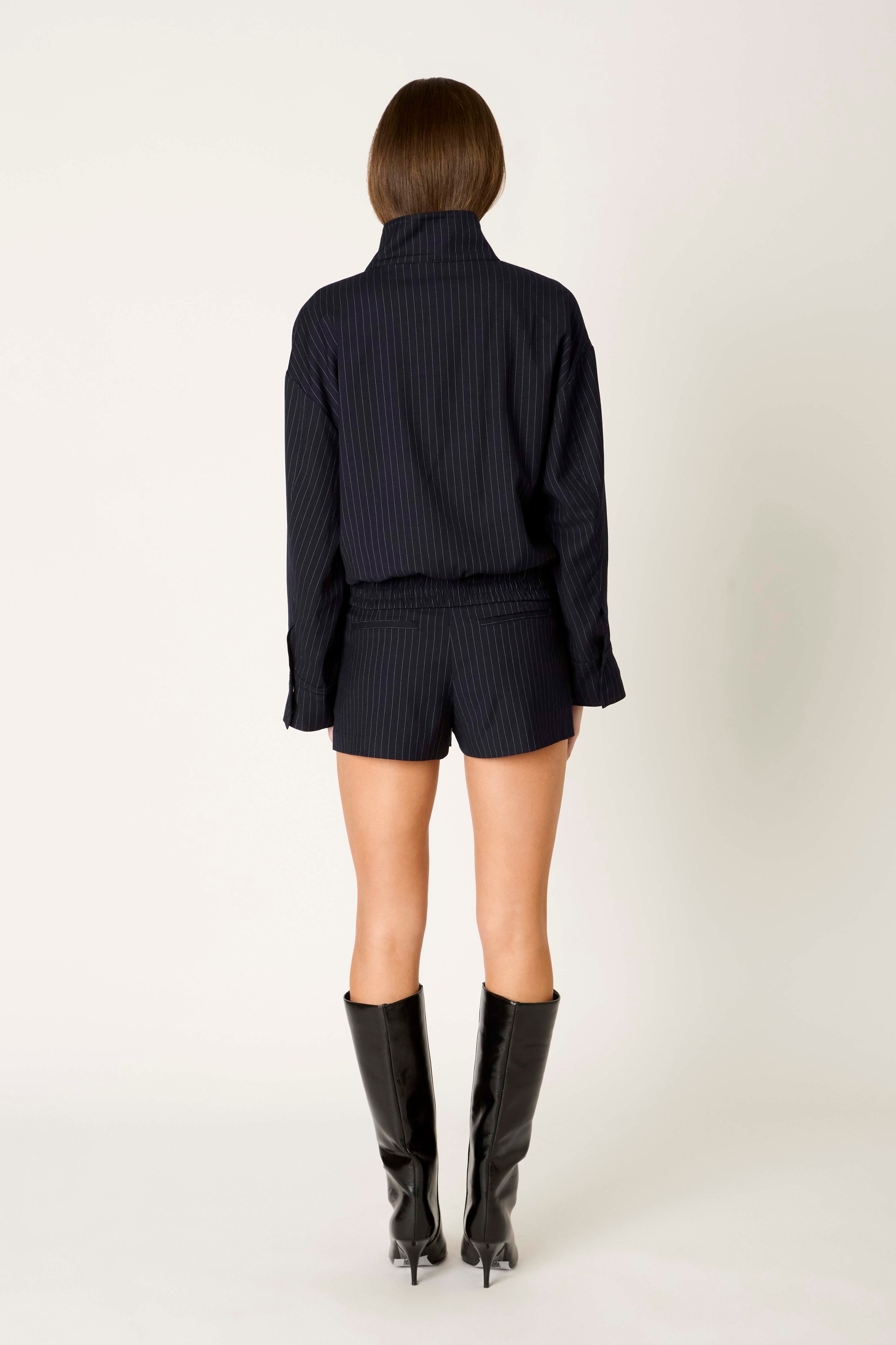 Tiny Short in navy back view