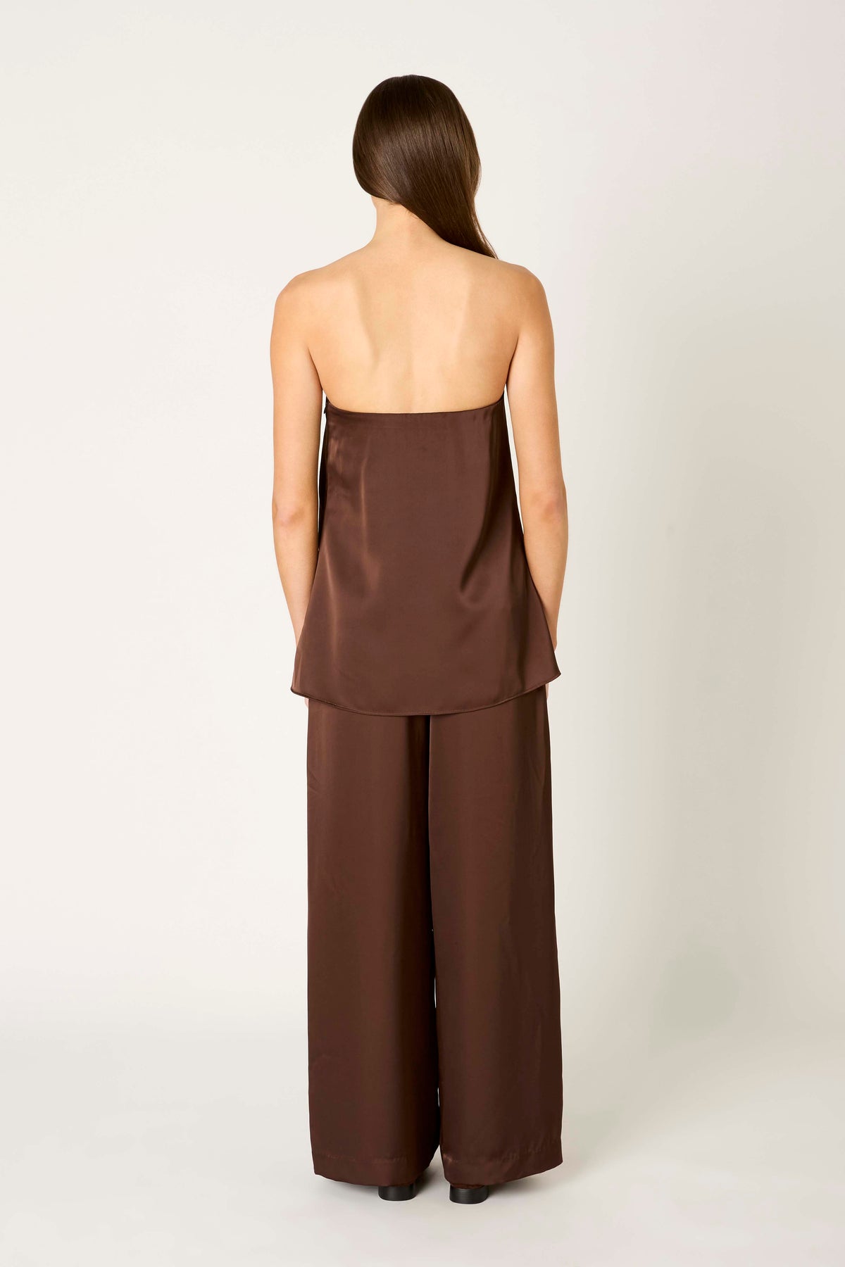Hartfield Pant in chocolate back view