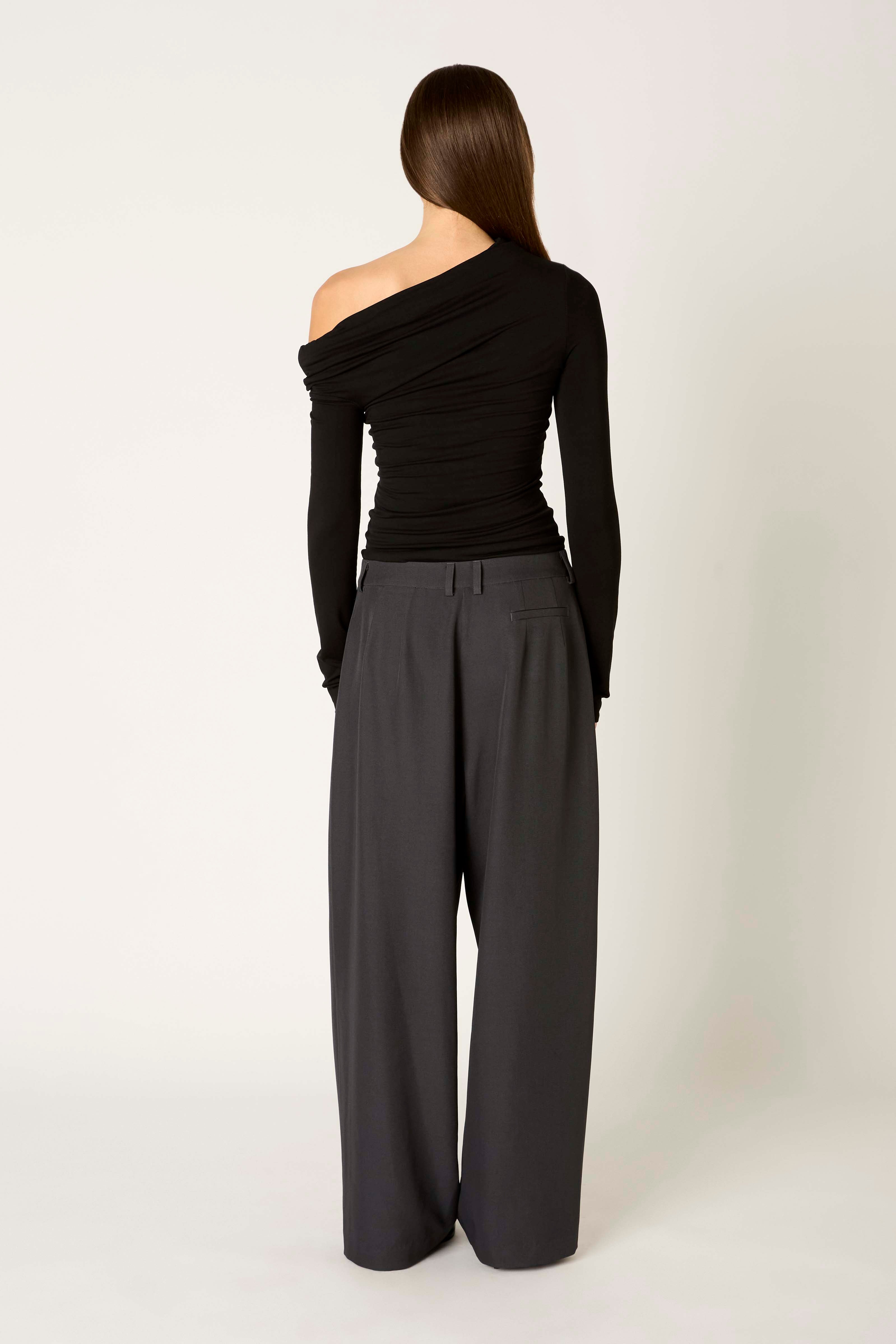 Highbury Pant in black back view