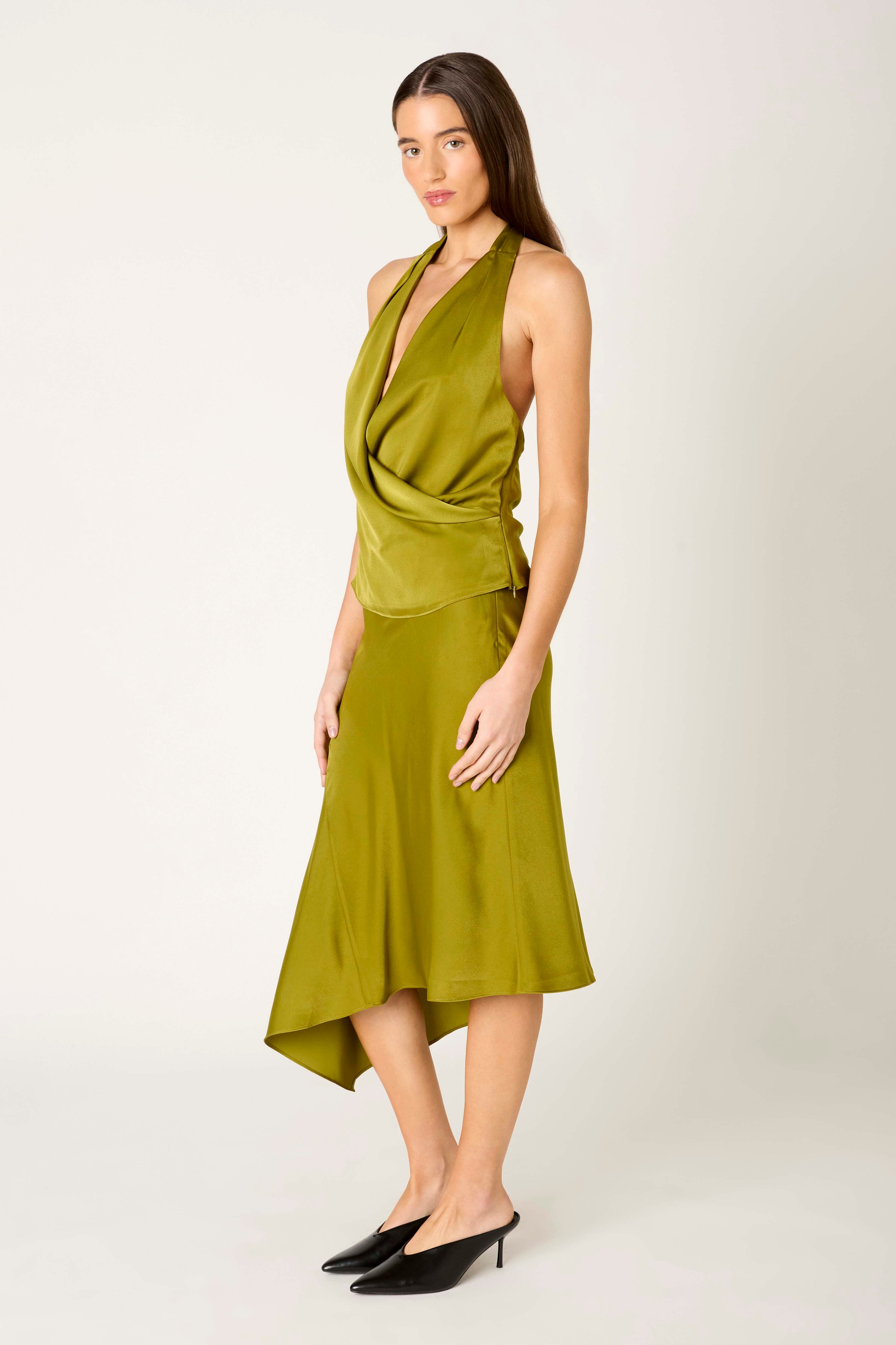 Portia Skirt in herb side view