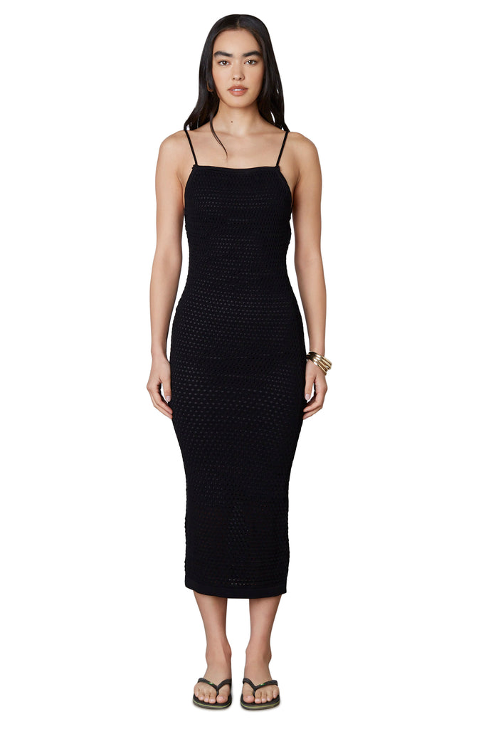 Open Back Knit Dress NIA