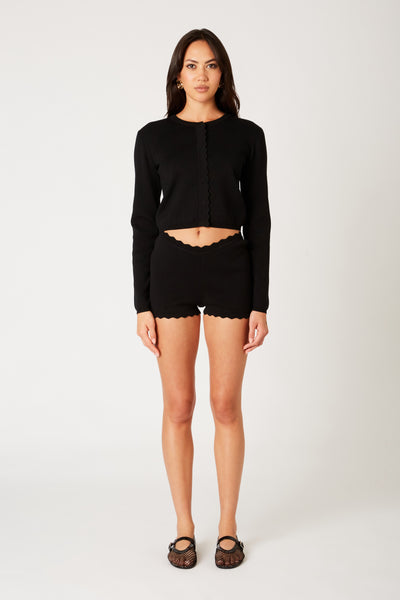 トップス BIO wear short ds knit トップス BIO wear short ds knit Brooke Ribbed Knit Top and Short