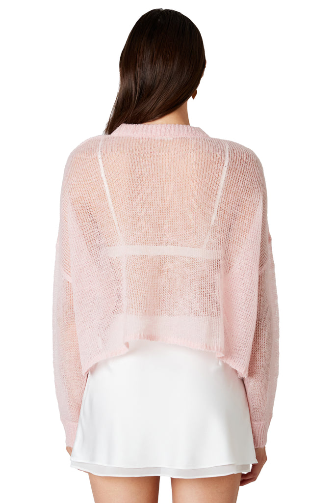 Ariana Sweater in petal back view