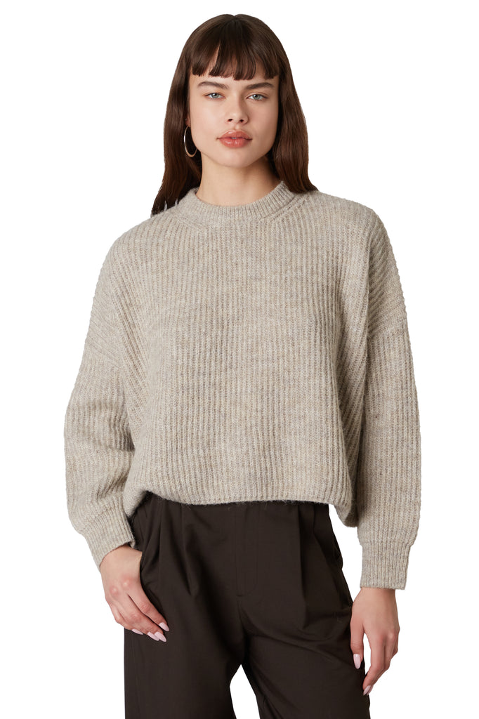 Ariana Sweater in Truffle front view 2