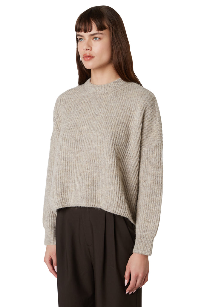 Ariana Sweater in Truffle side view