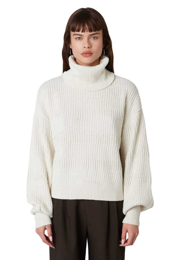 Bita Sweater in Ivory front view