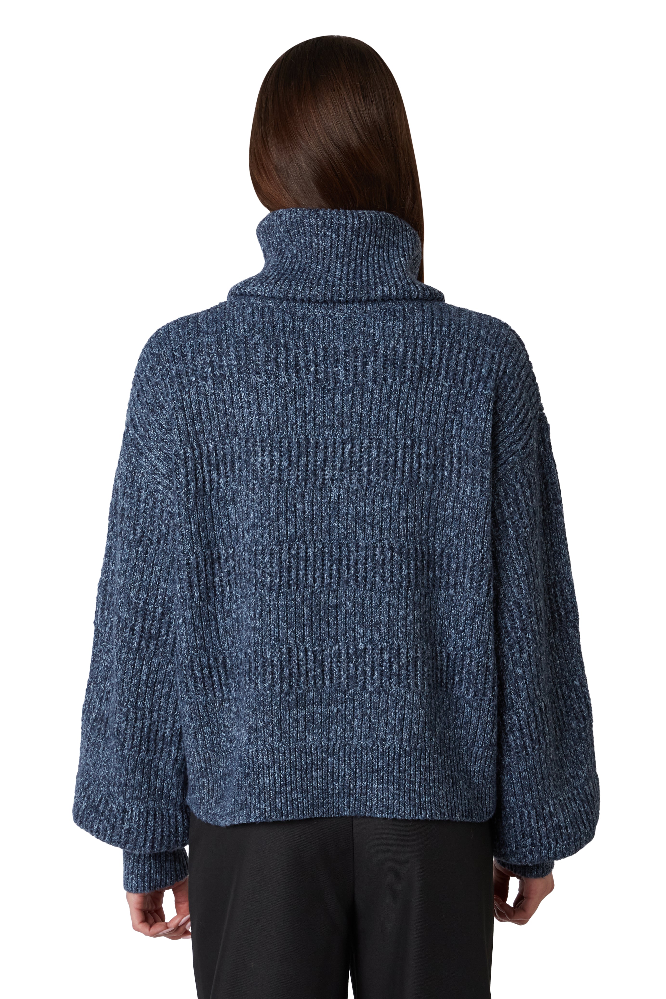 Bita Sweater in navy back view