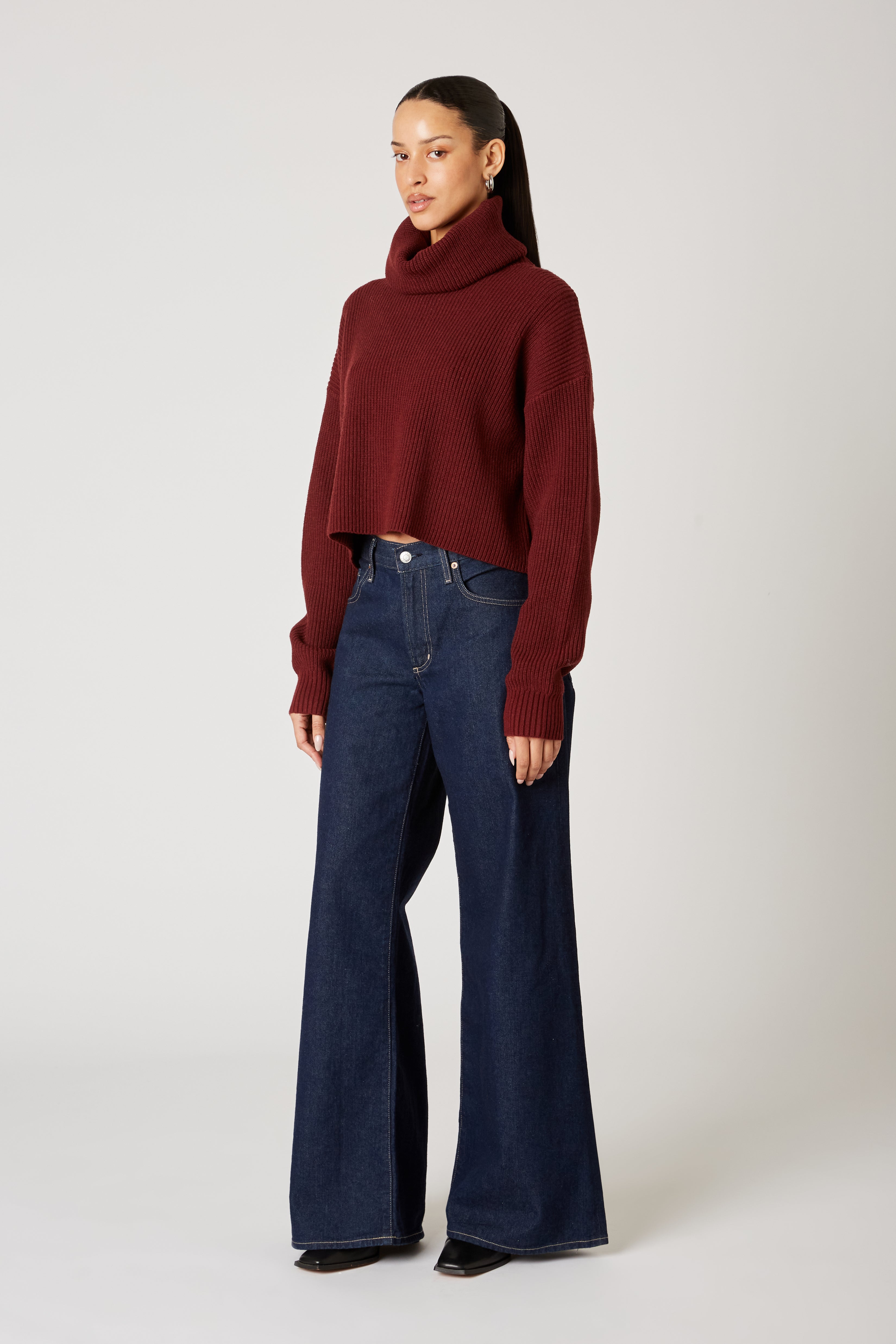 MARK&LONA ニットSwingin'NubbyCrewSweater Gstaad Sweater – NIA