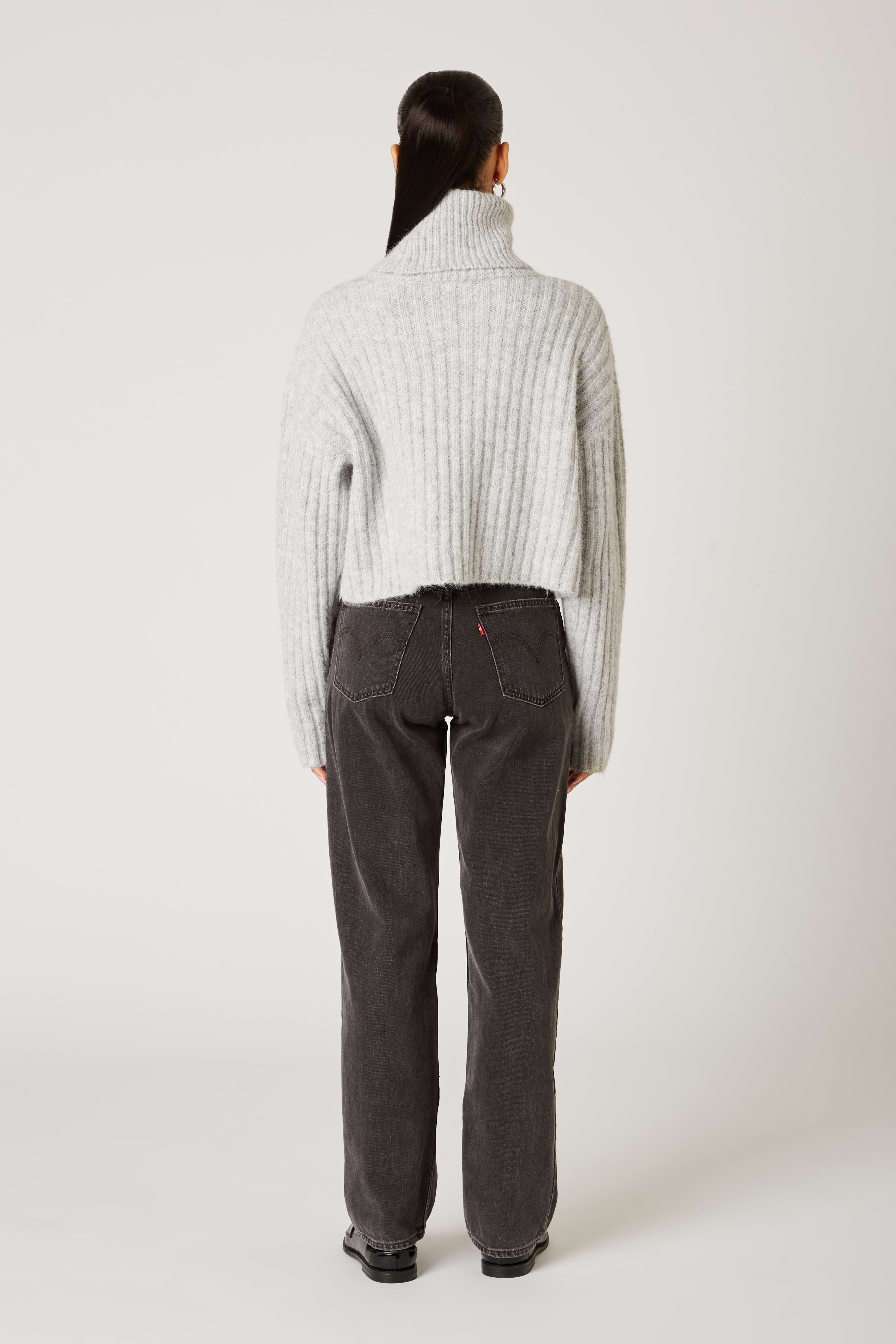 Bruni Sweater in silver back view