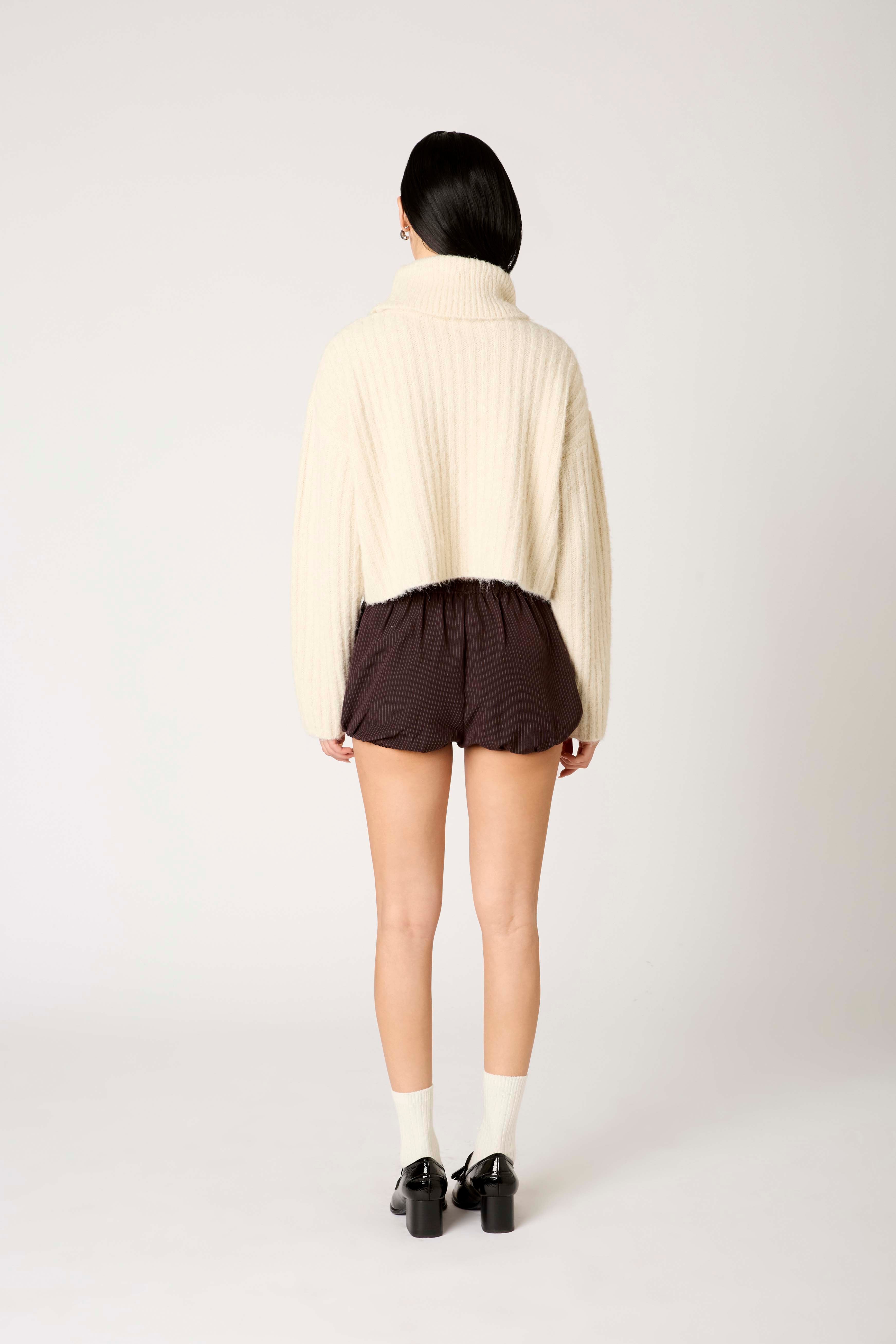 Bruni Sweater in ivory back view