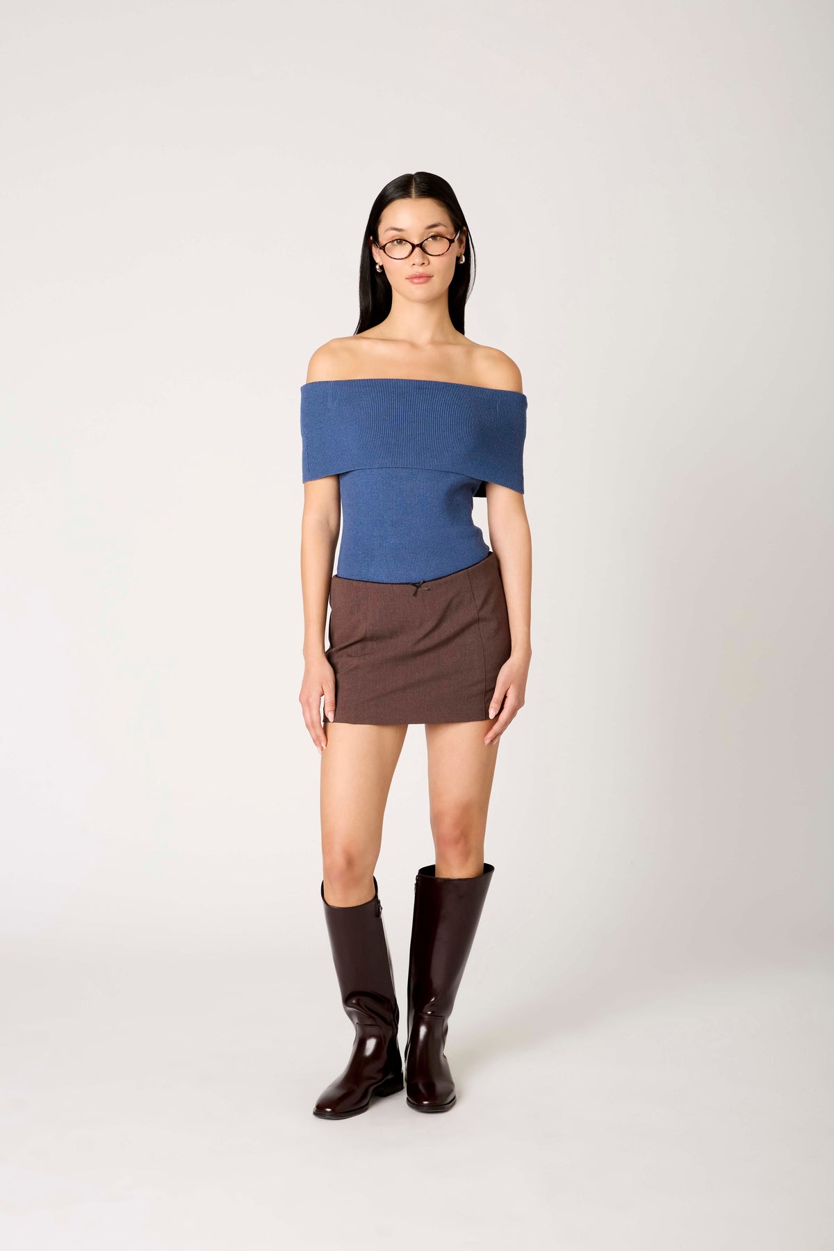 Annemarie Sweater in dusk front view