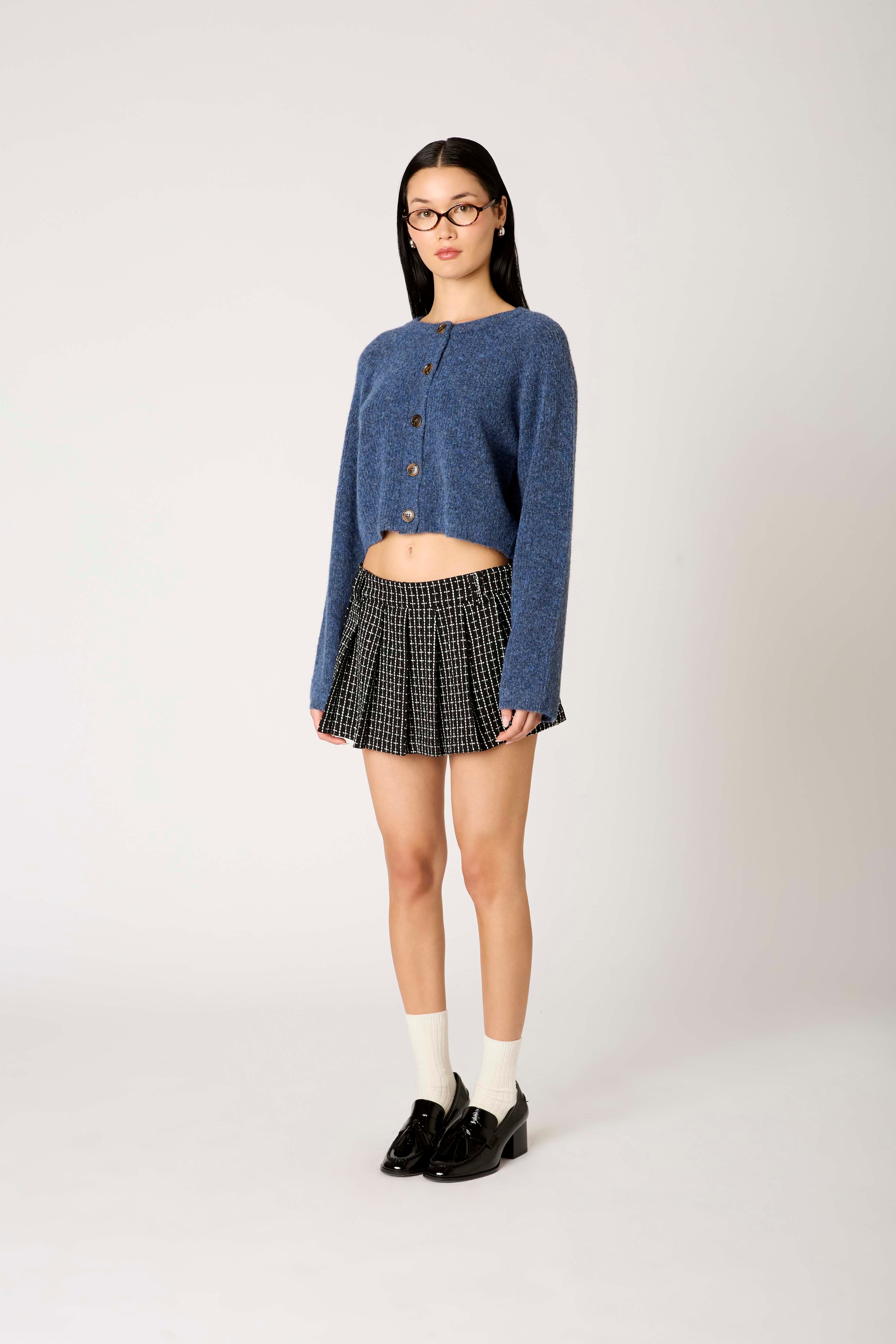 Lisa Sweater in dusk side view