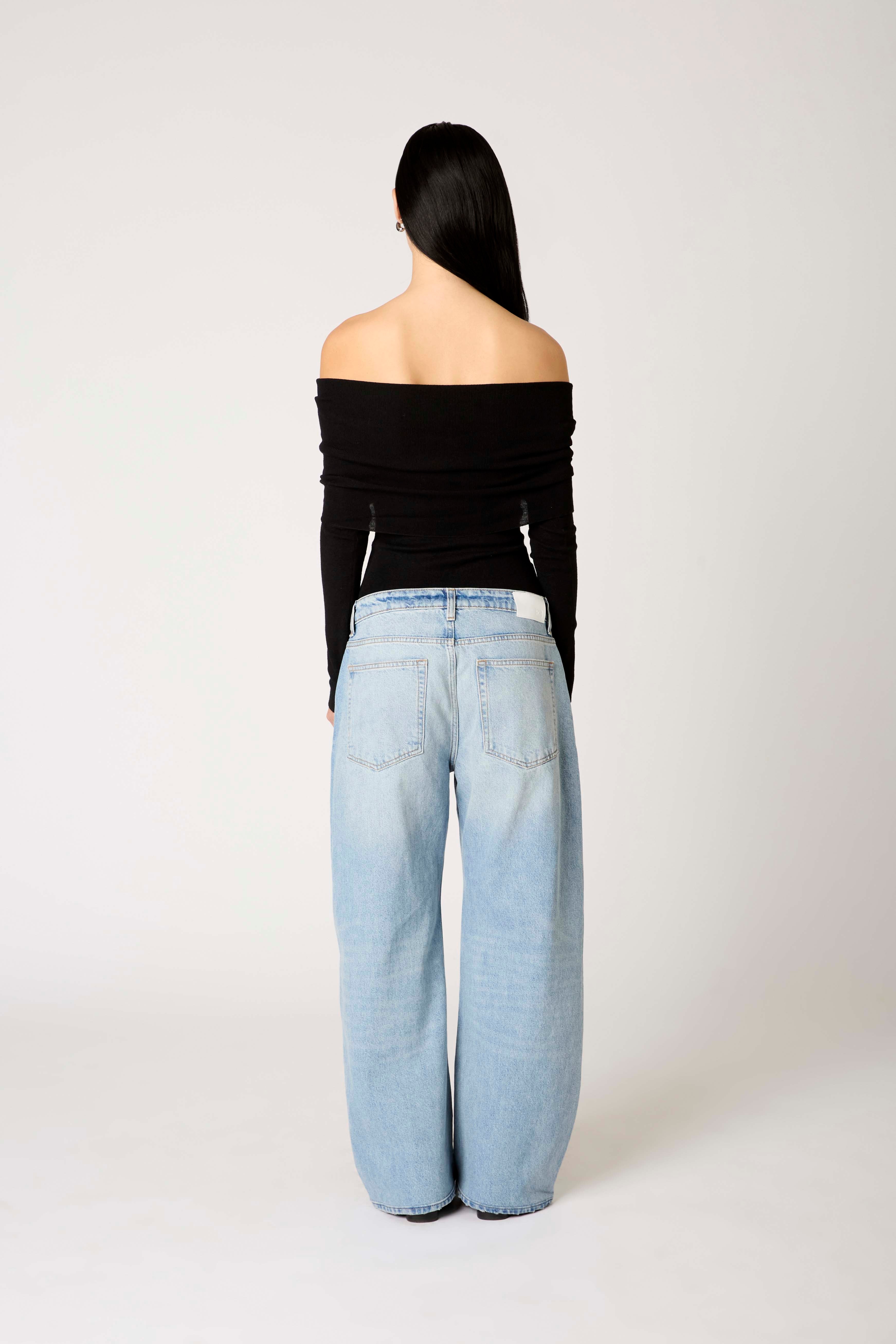 Islay Sweater in black back view