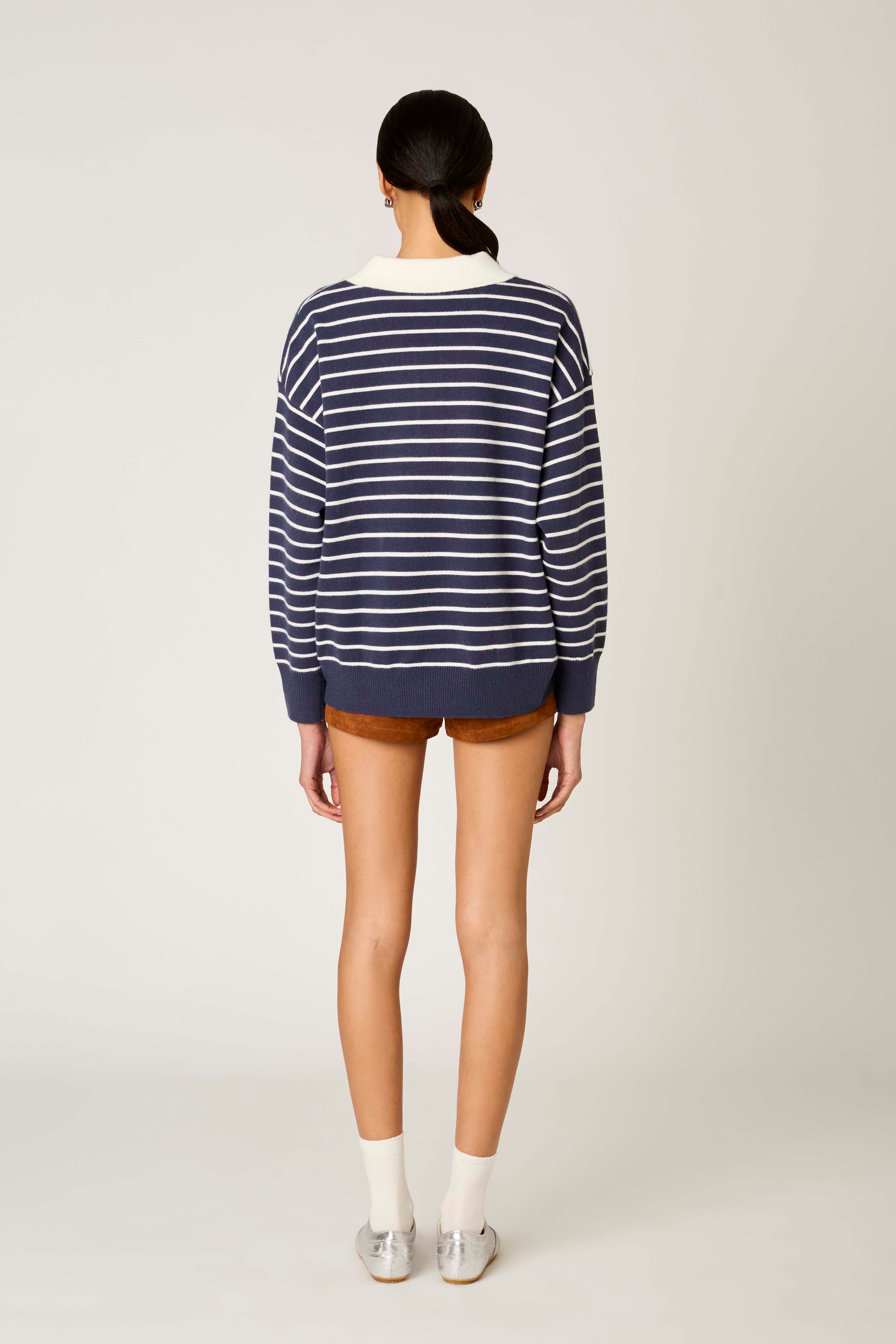 Alameda Sweater in navy back view