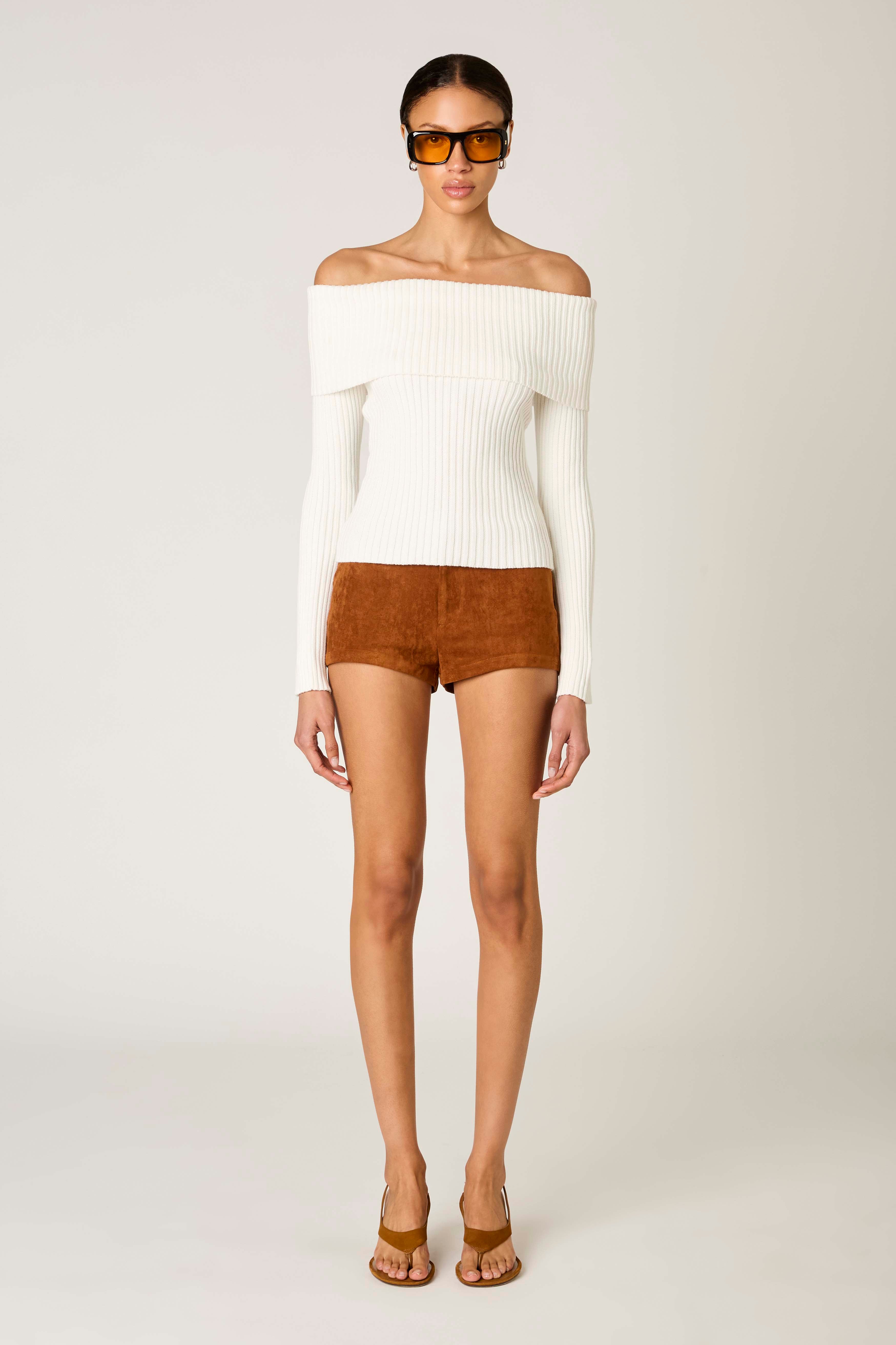 Rimpau Sweater in ivory front view