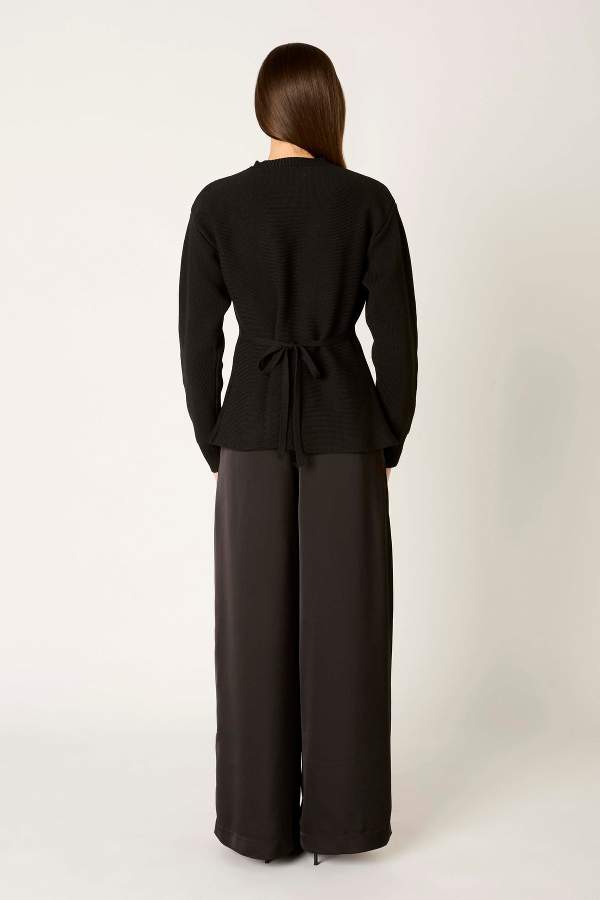 Emilia Sweater in black back view