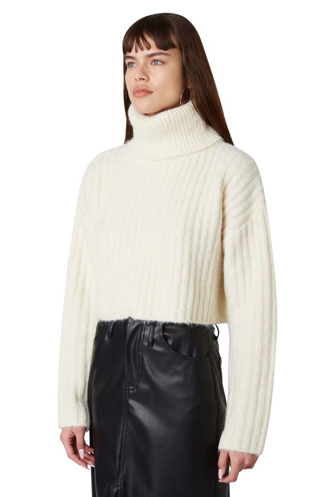 Bruni Sweater in Ivory side view