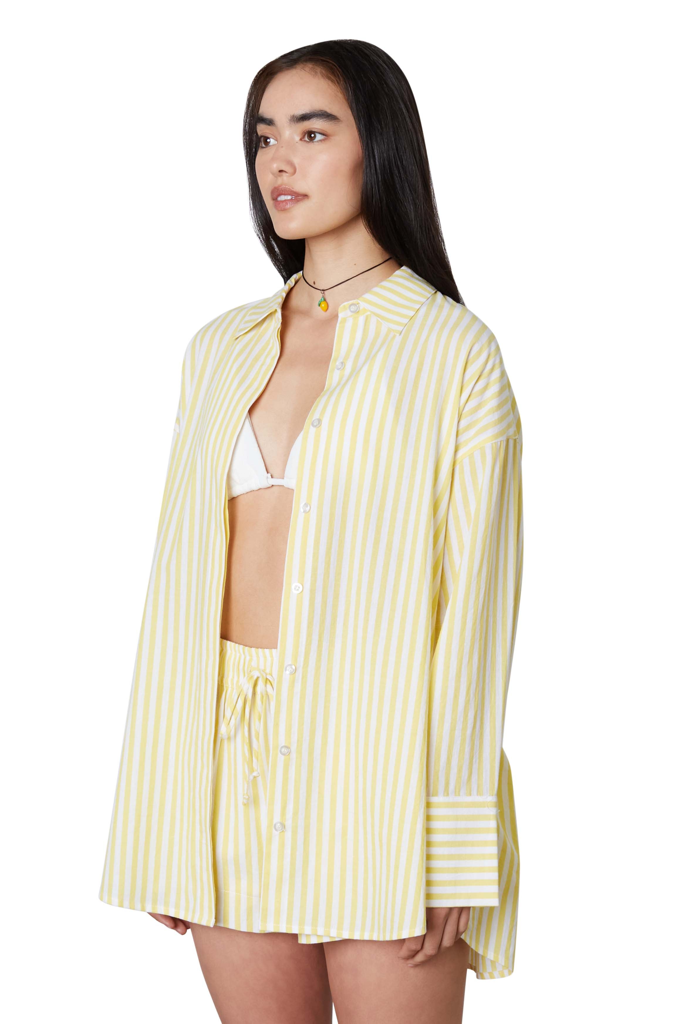 Tony Shirt in Limoncello Side View