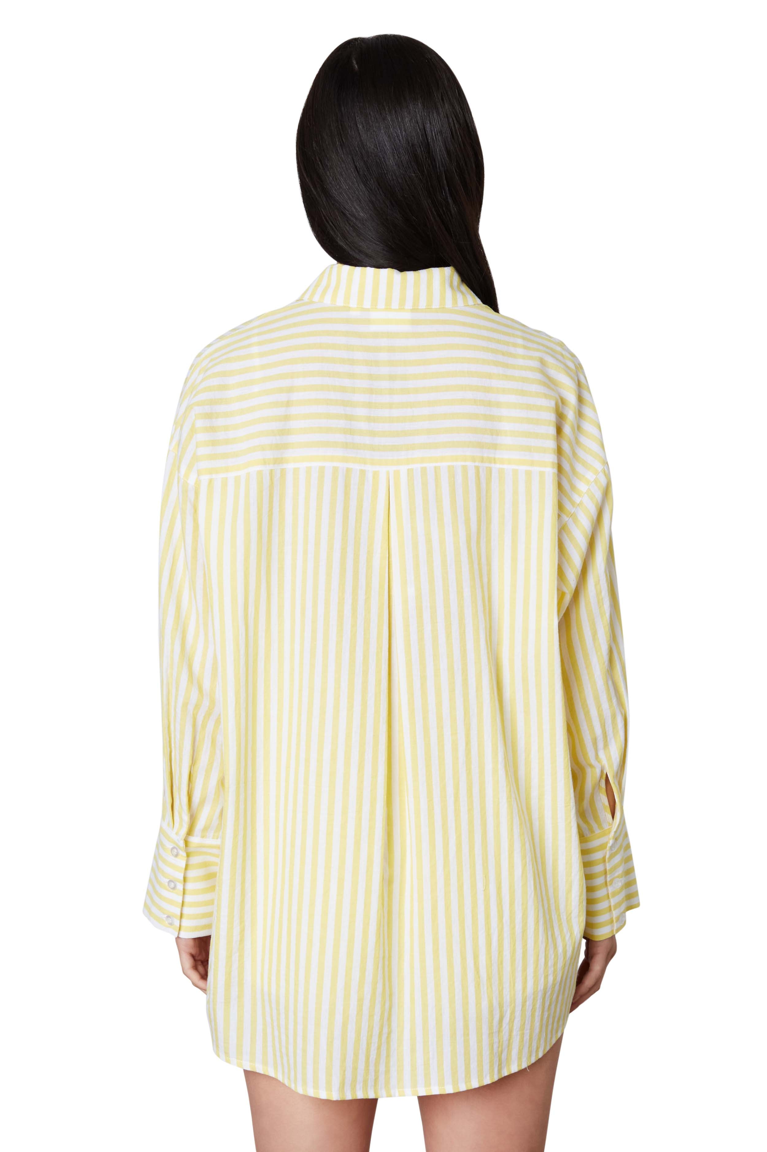 Tony Shirt in Limoncello Back View