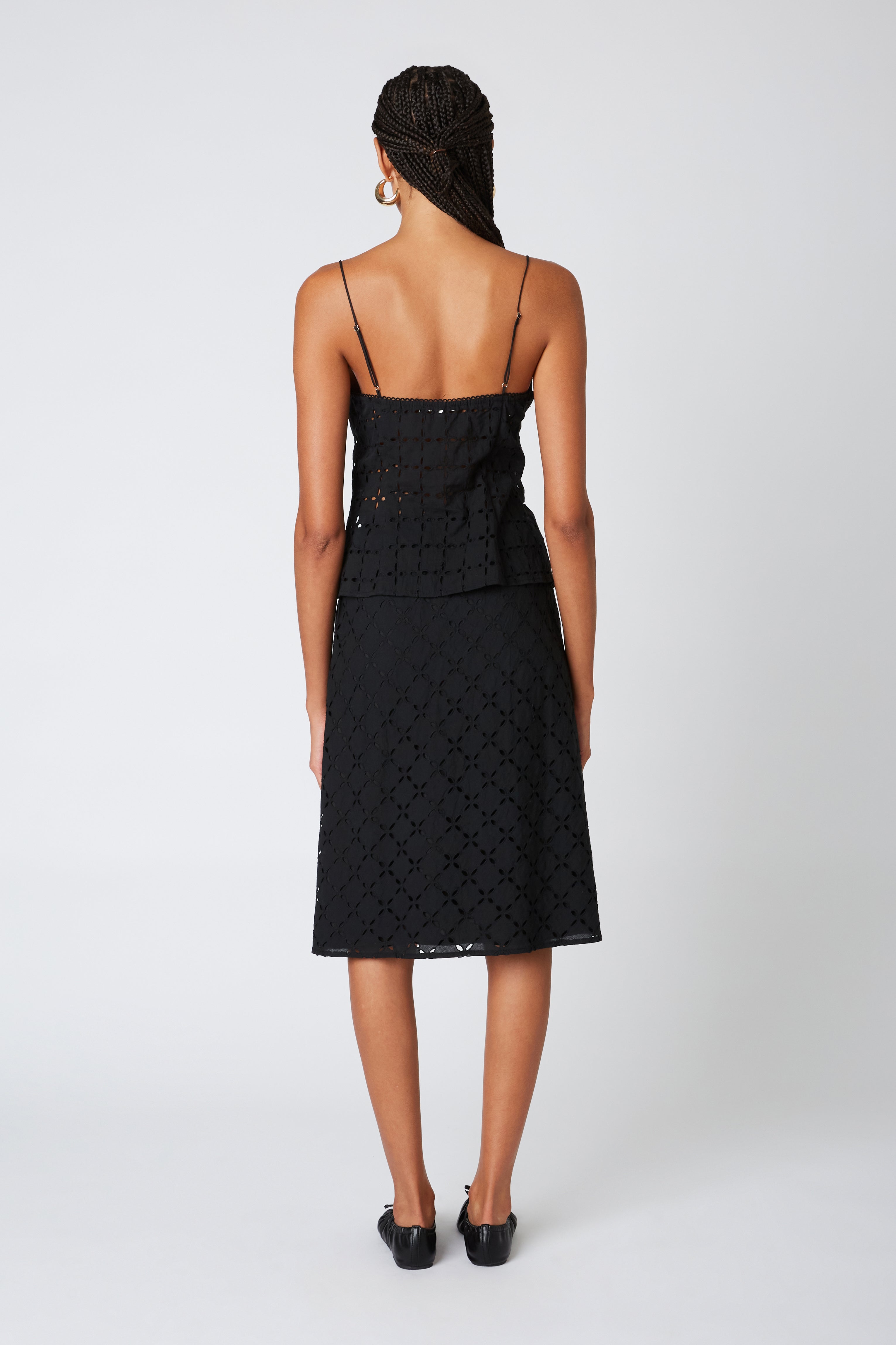 Girls Polka Dot Crop Top & Hi Lo Wrap Skirt Set - Mia Belle
