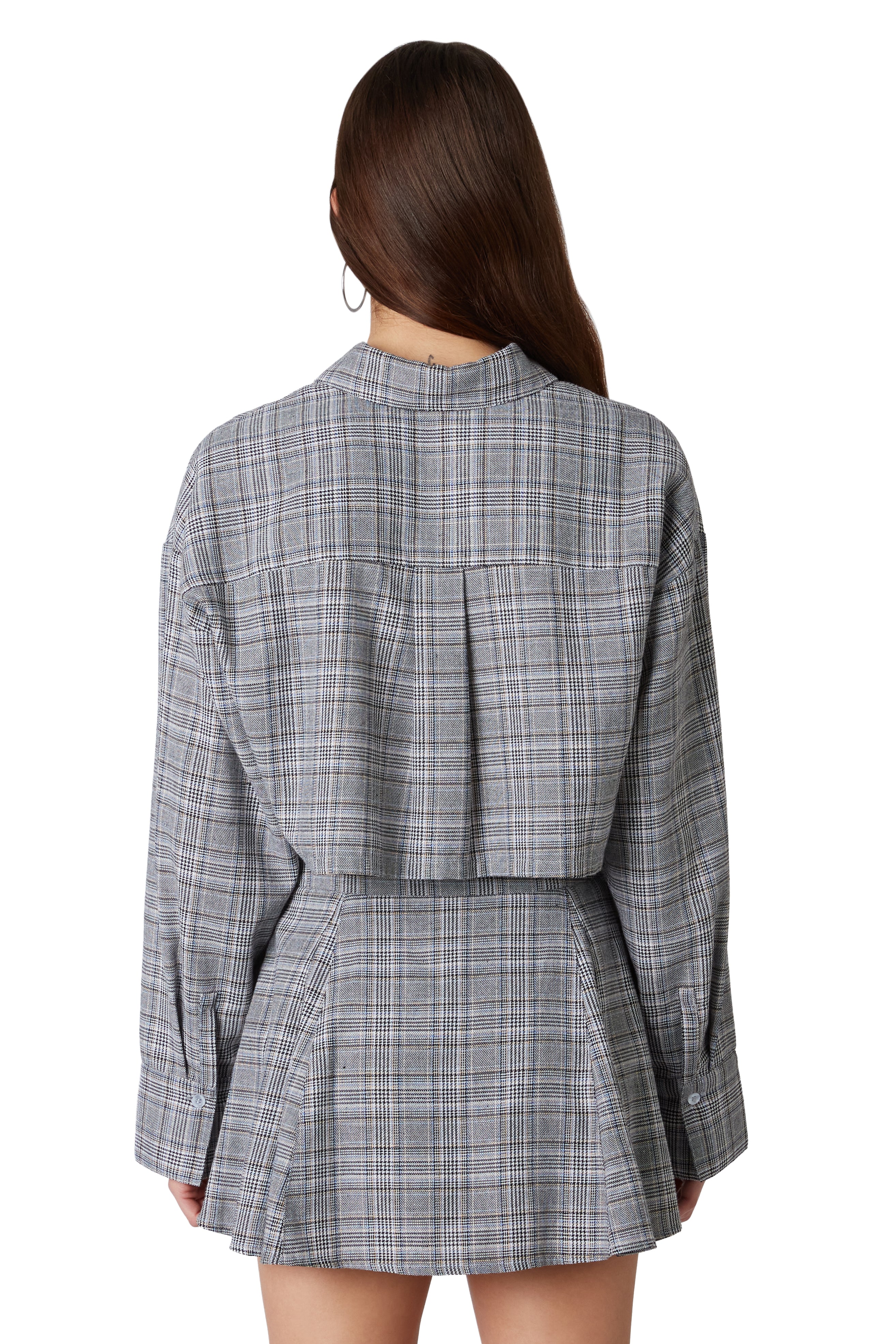 Austin Shirt in white sky back view