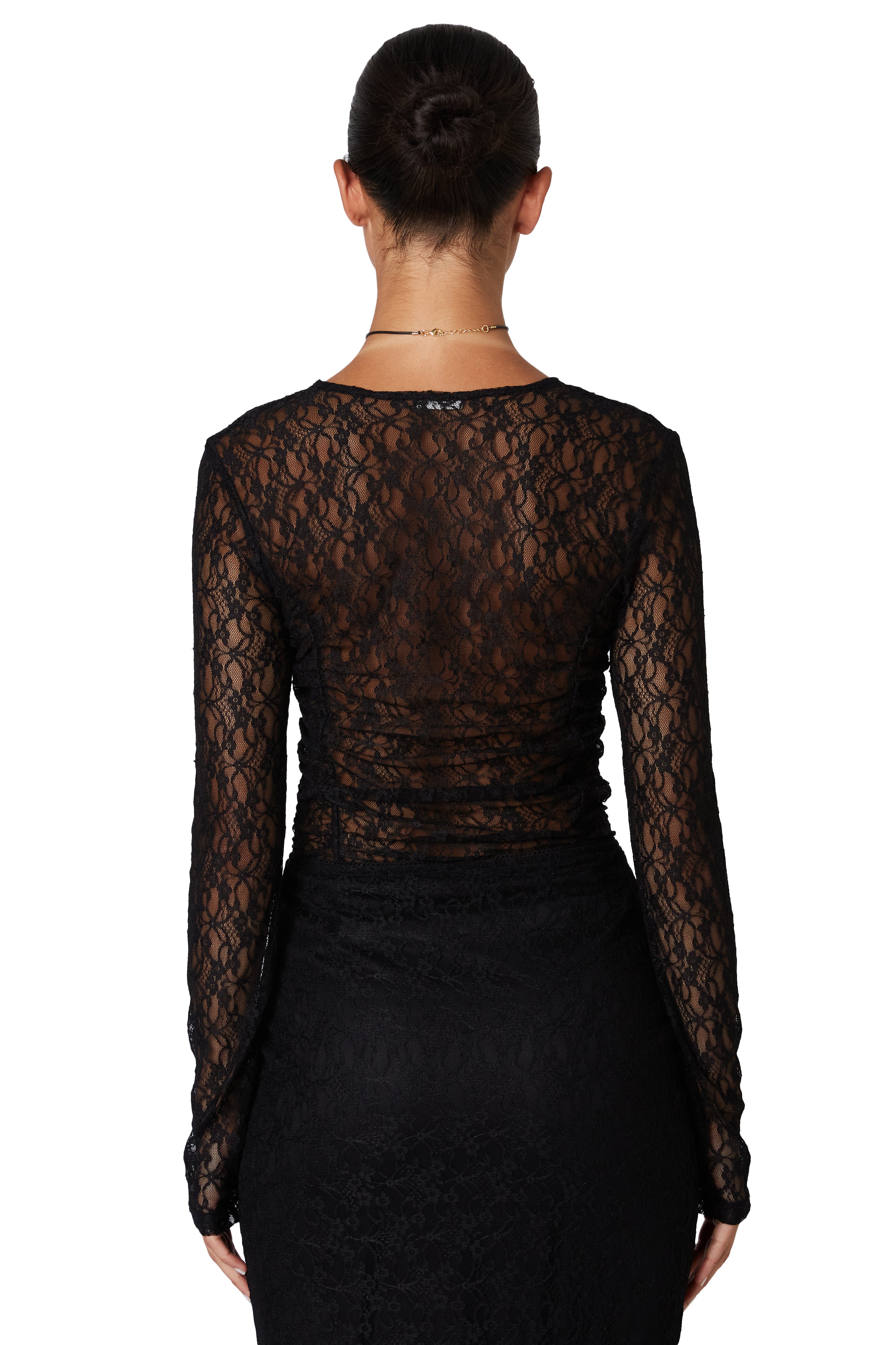 Pisces Top in black back view