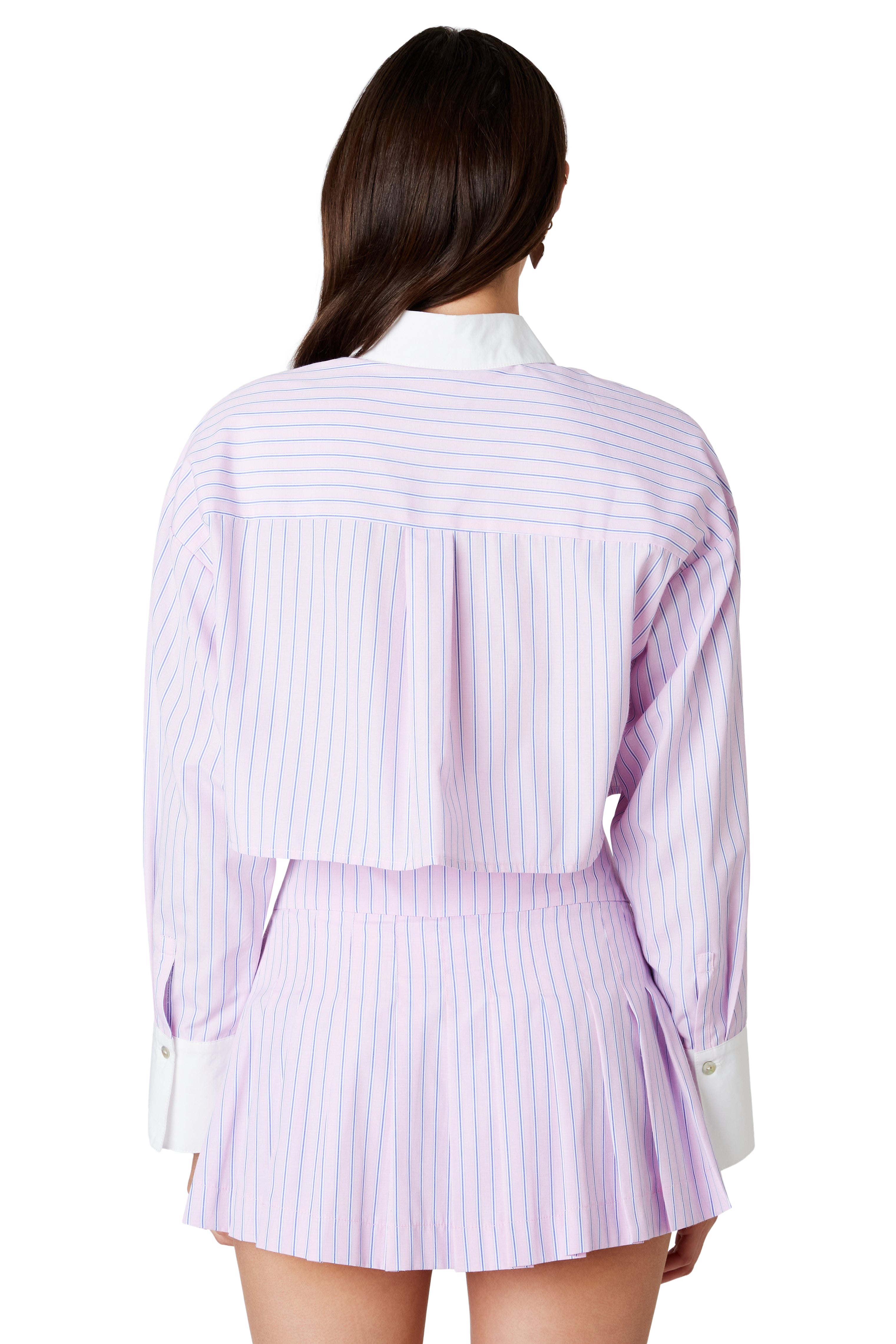 Austin Shirt in pink back view