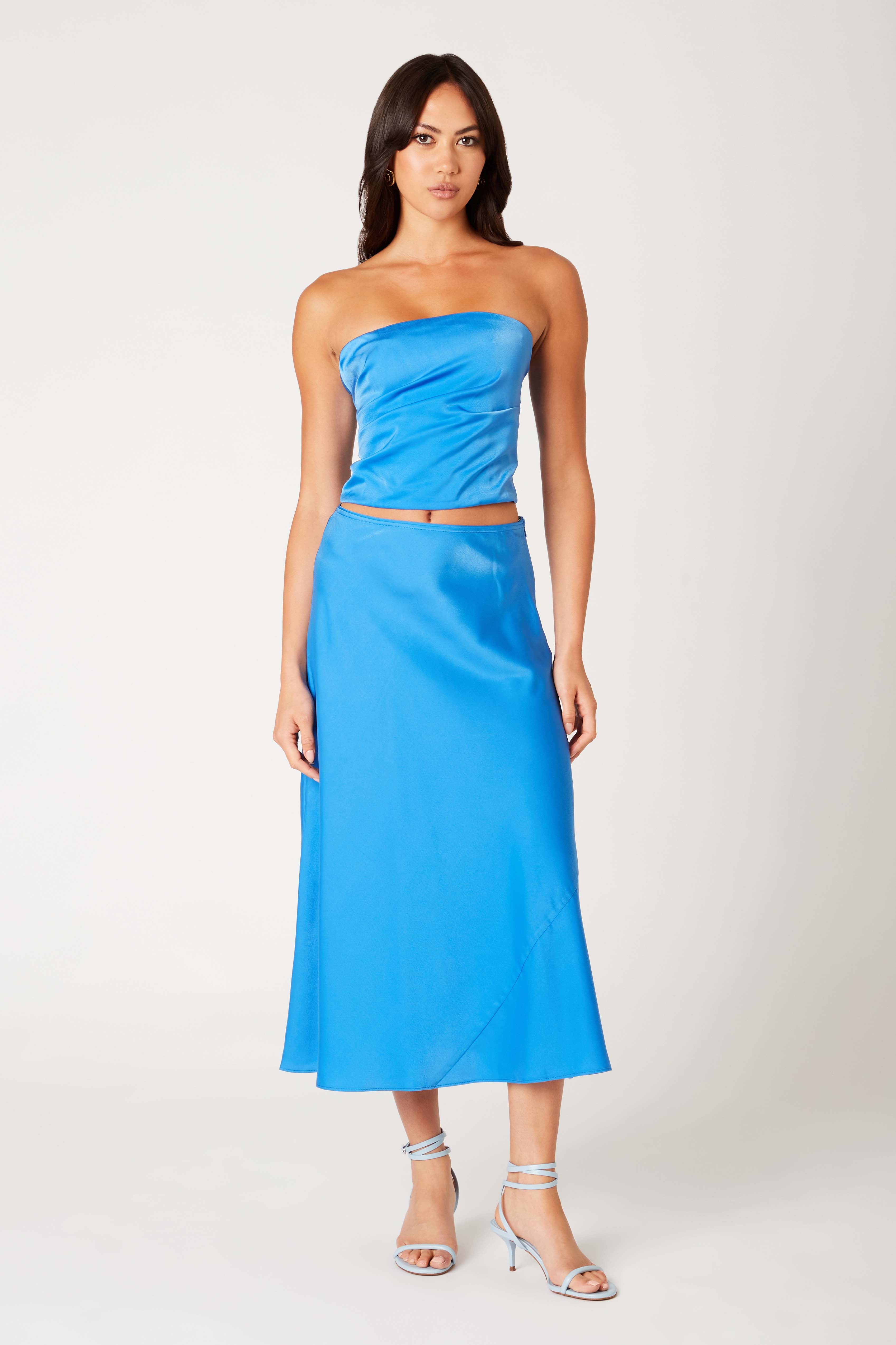 Pablo Top in lapis front view