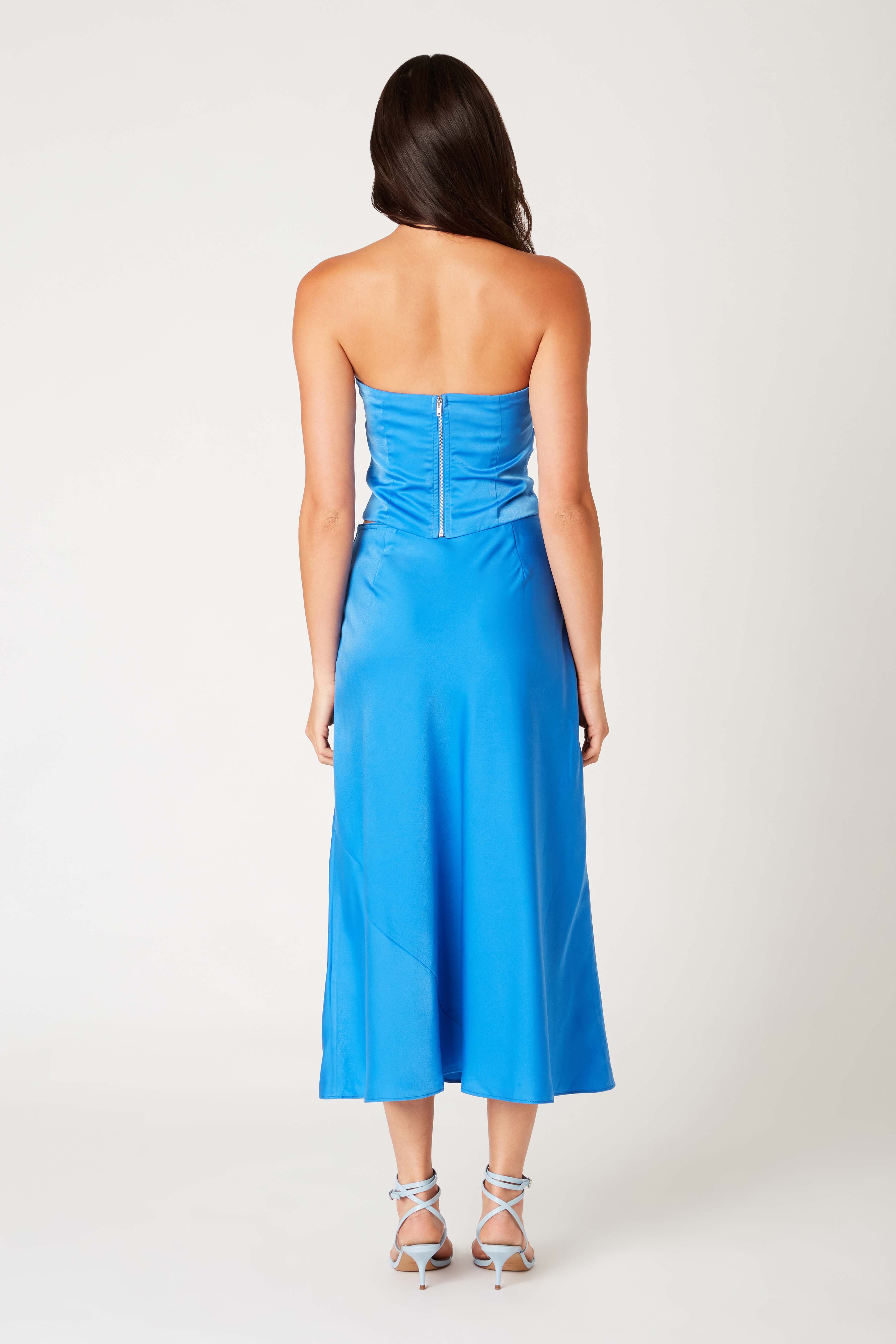 Pablo Top in lapis back view