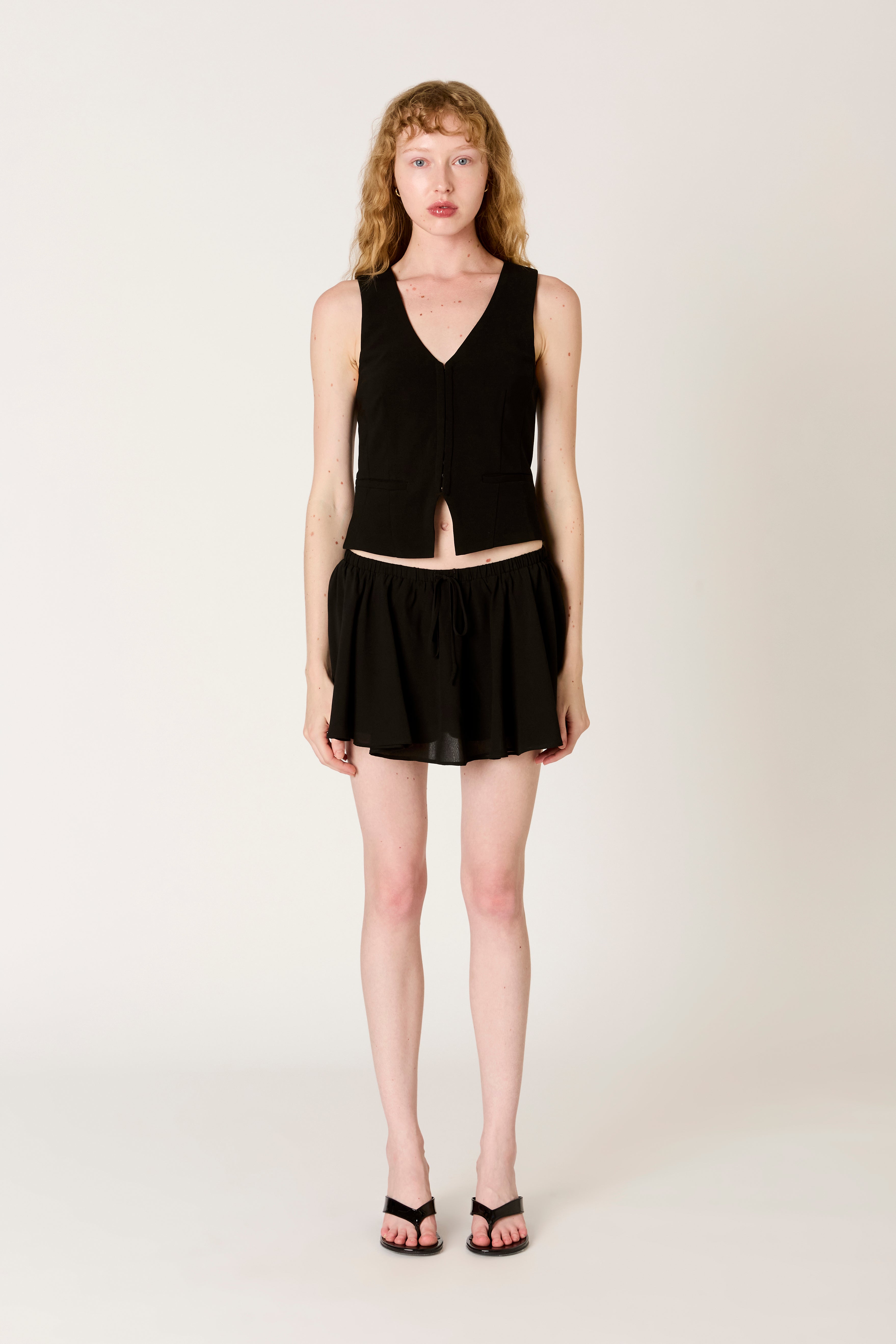 Jordan Vest in black front view