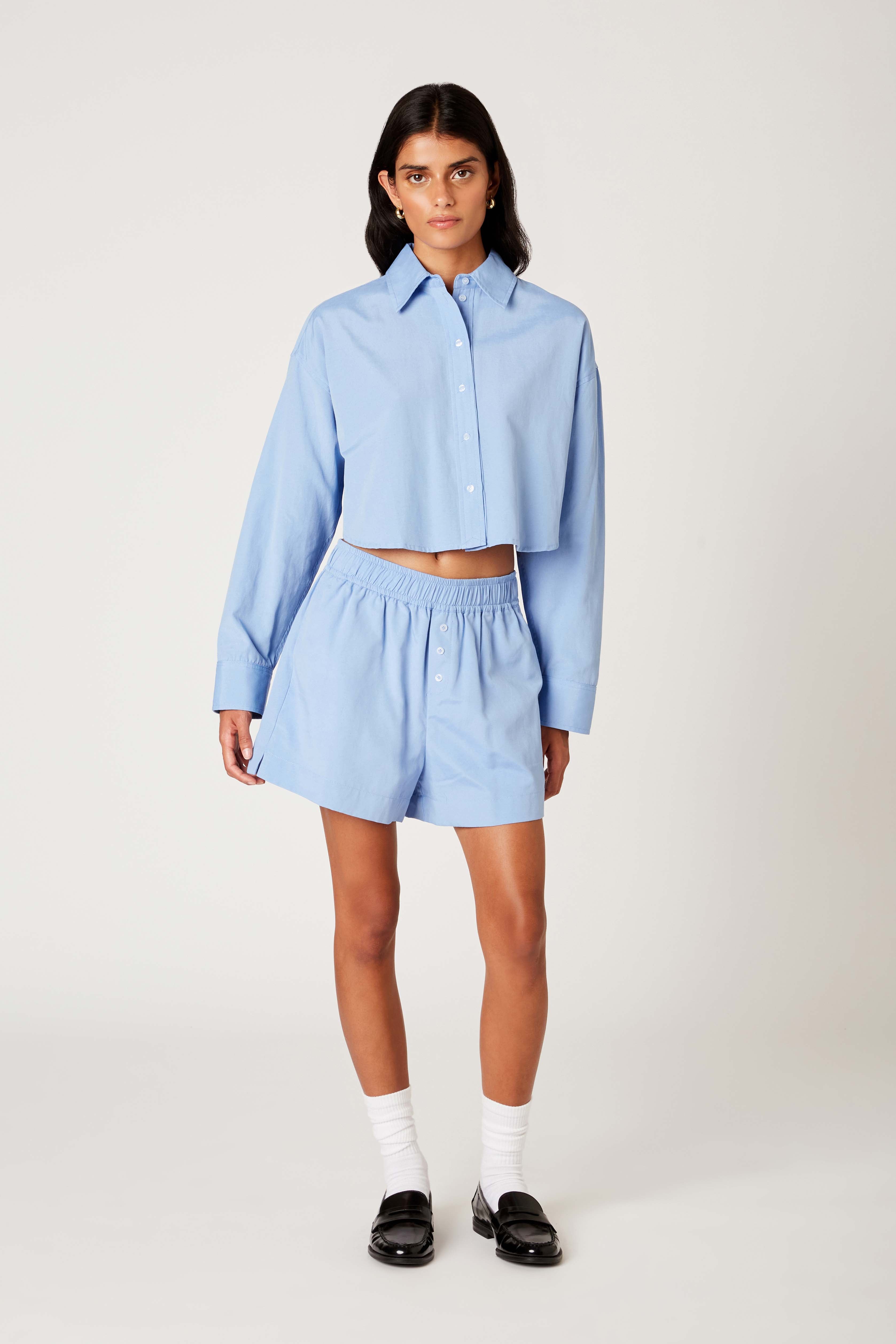 Gaiac Shirt in peri front view