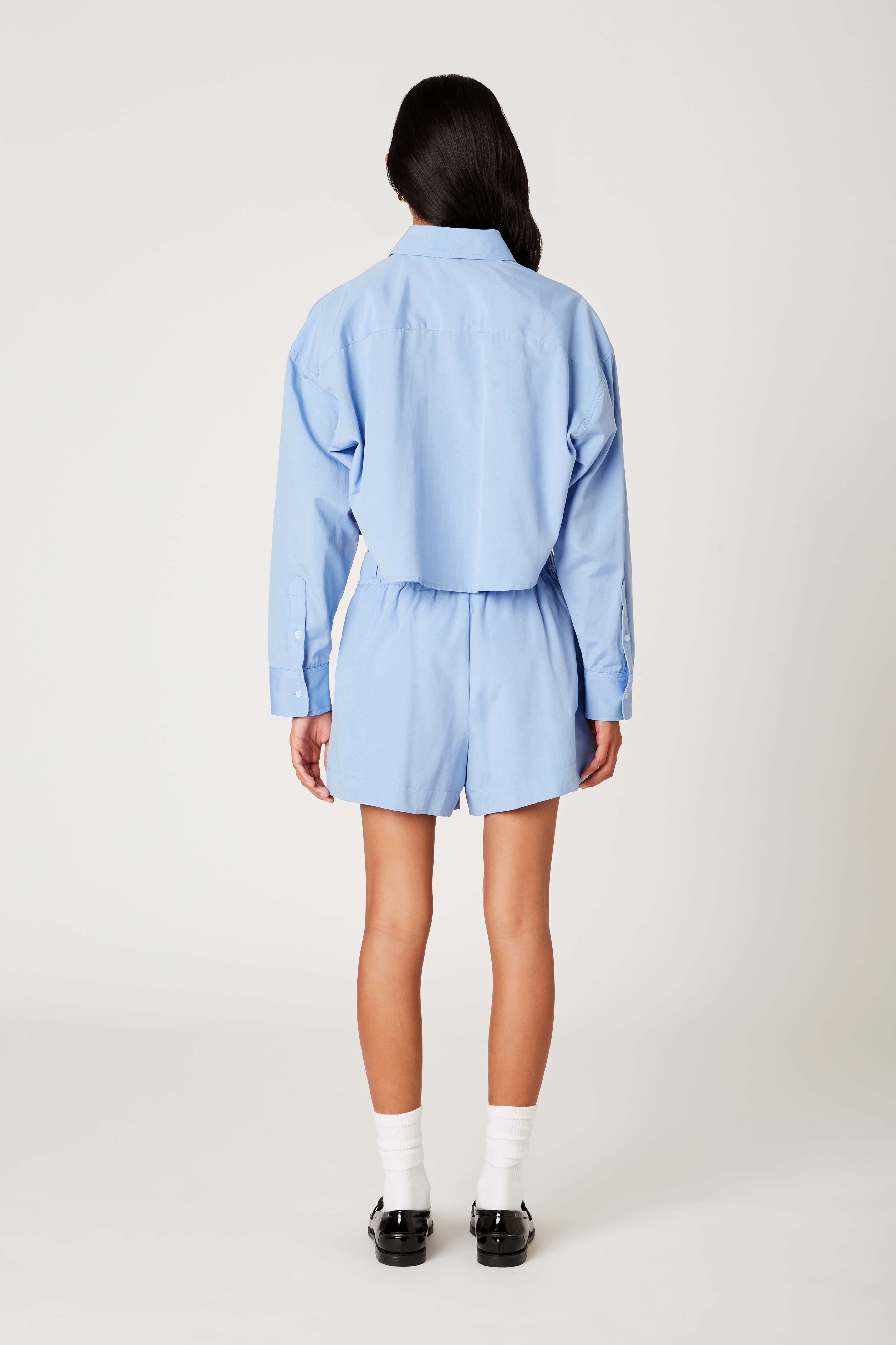 Gaiac Shirt in peri back view
