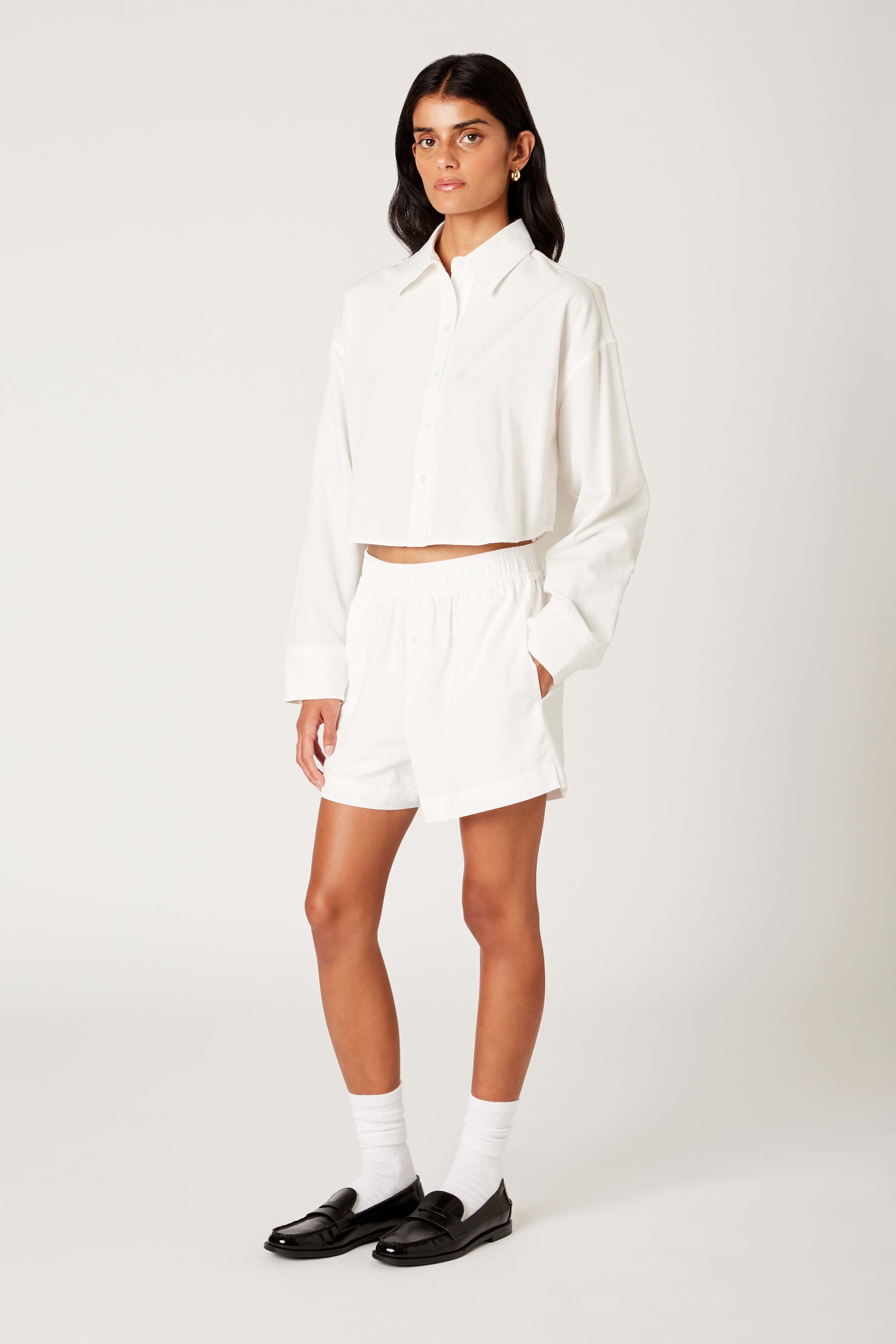 Gaiac Shirt in white side view