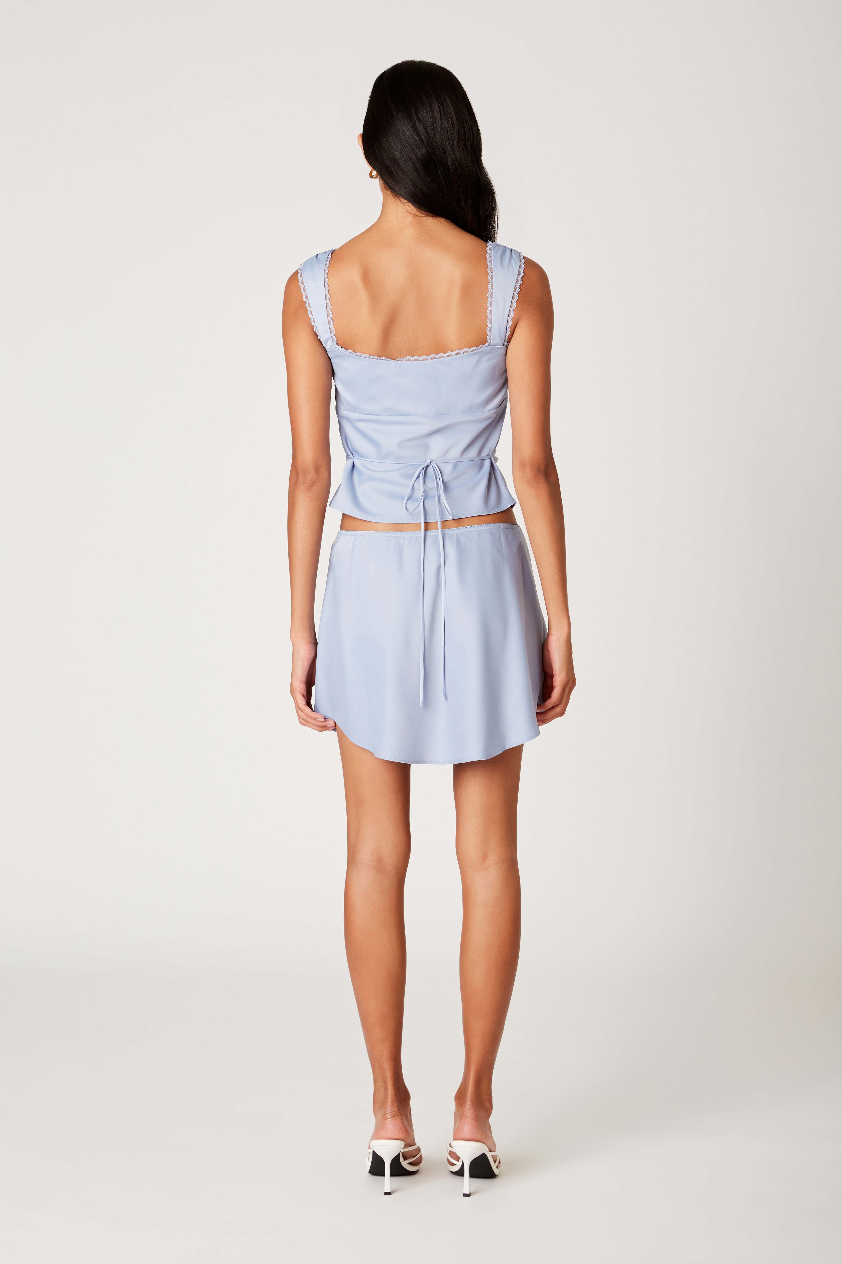 Yolanda Top in peri back view