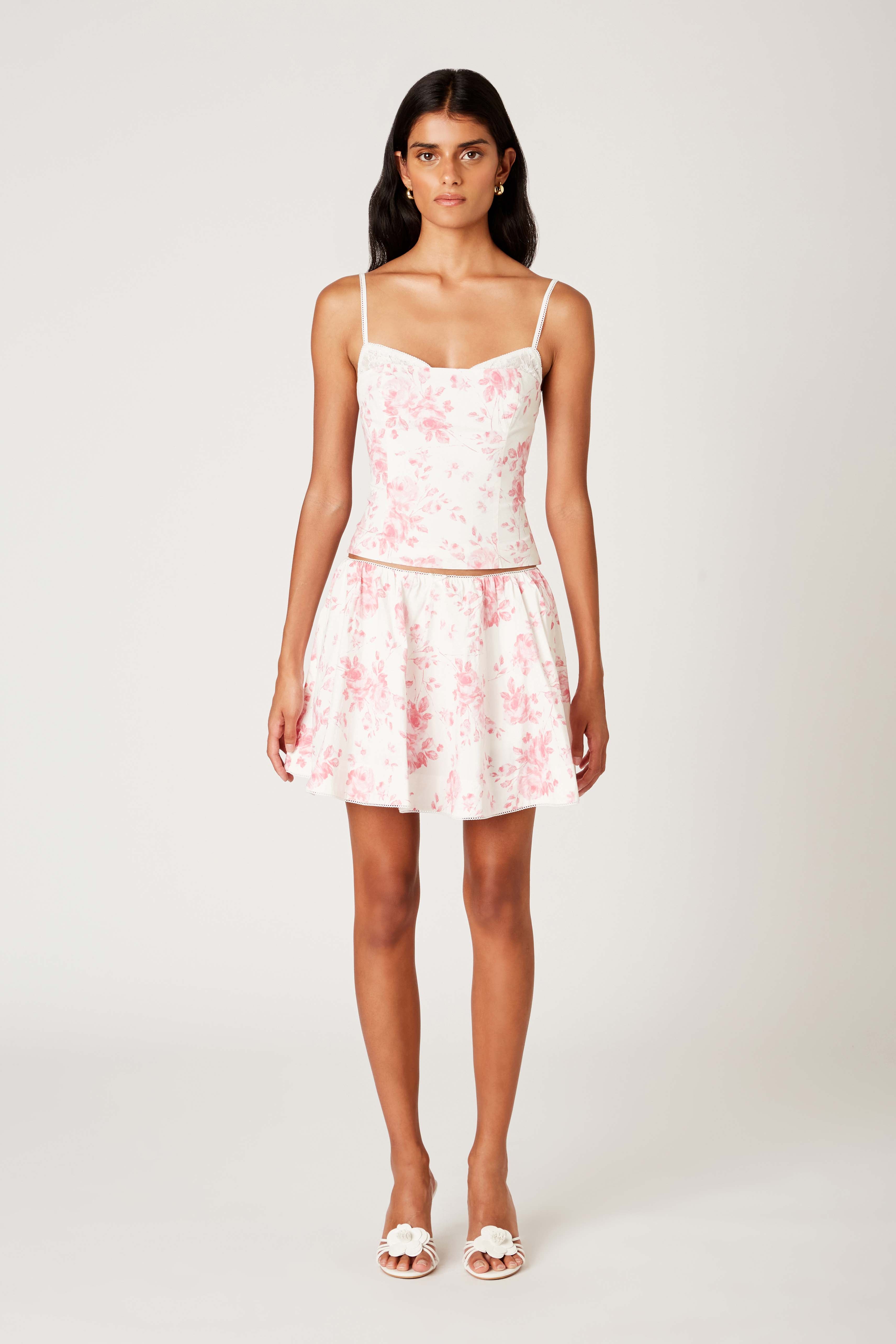 Fremont Top in pink front view