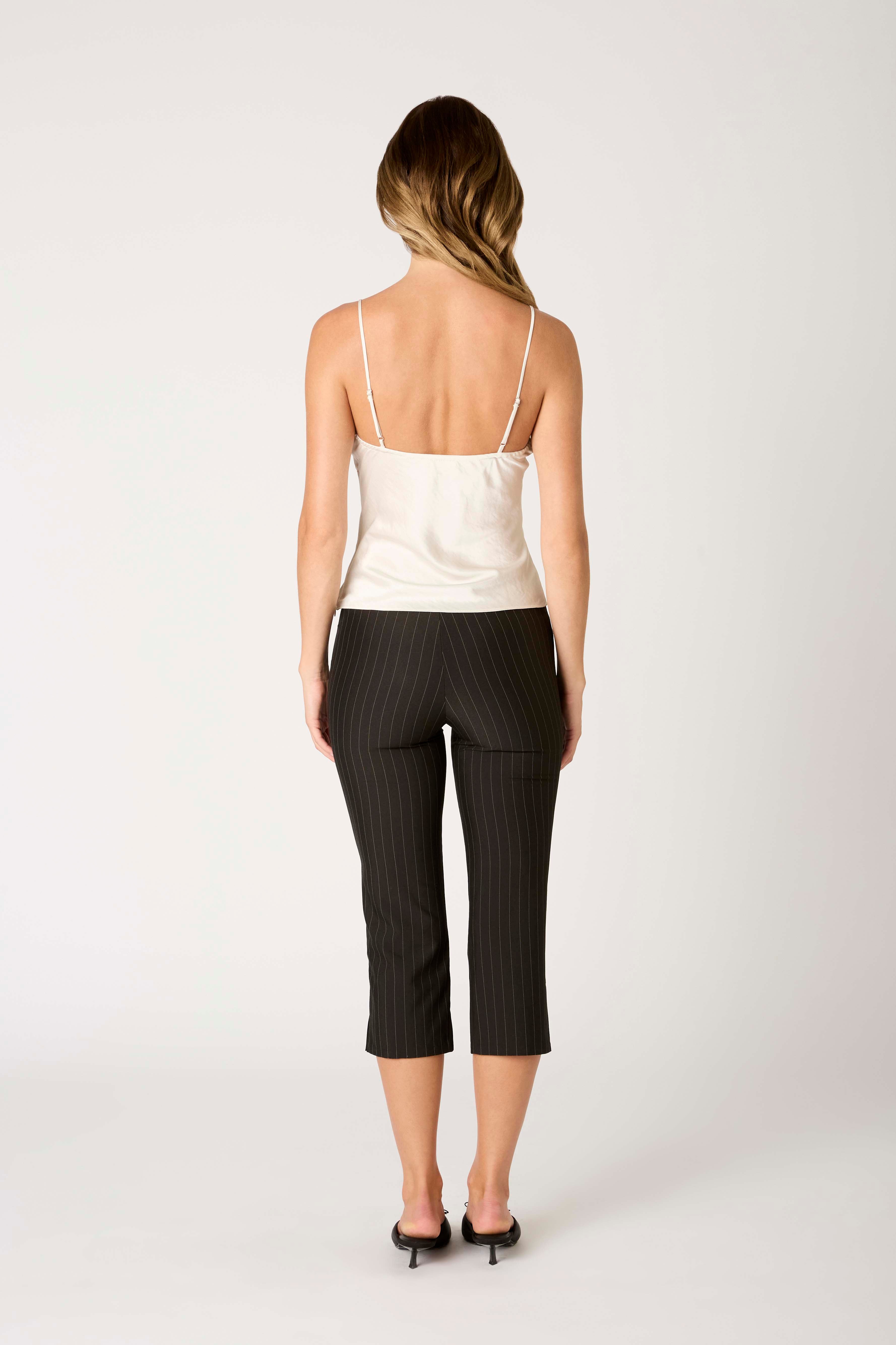Tripp Top in ivory back view