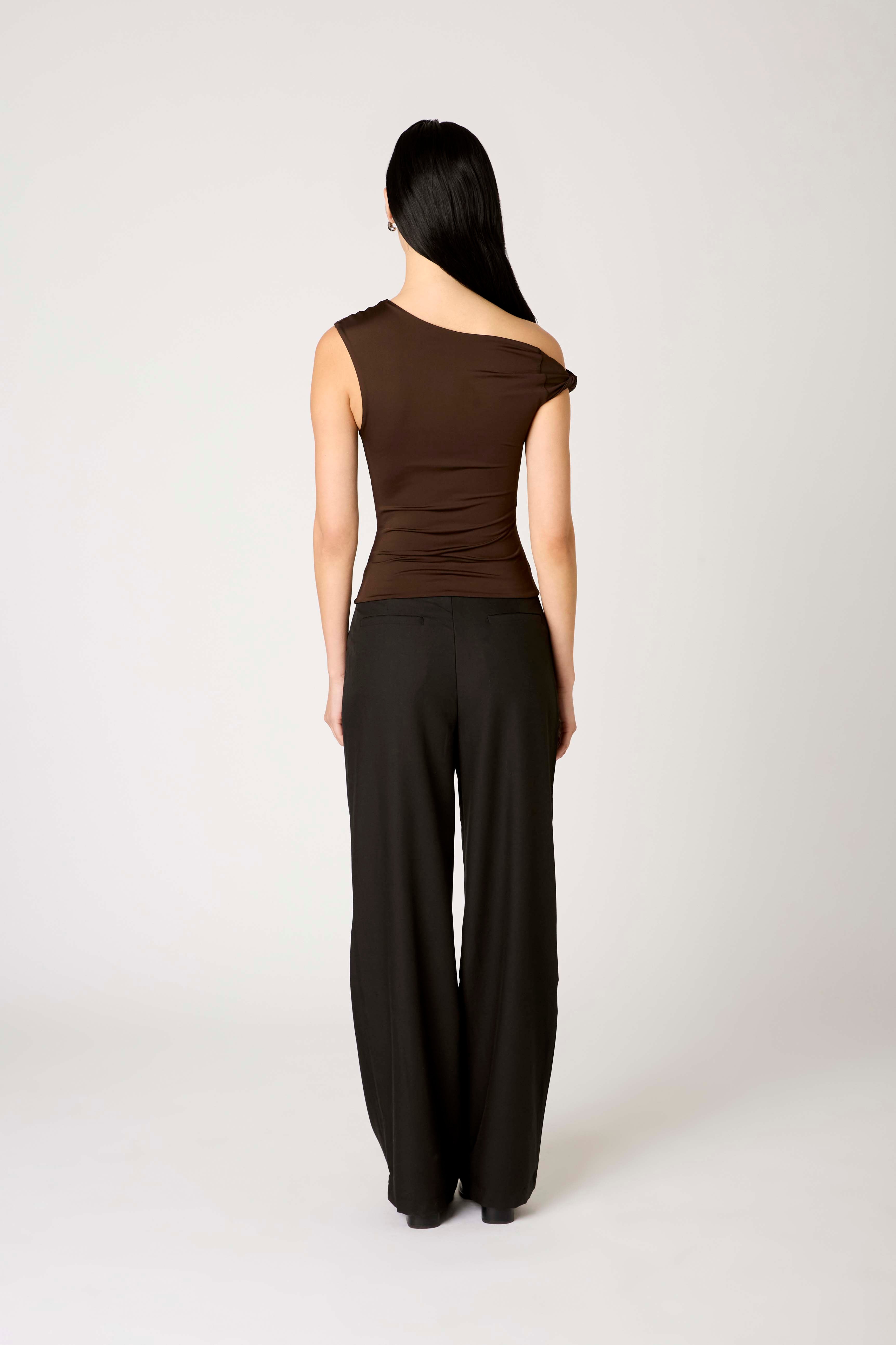 Fraise Top in espresso back view