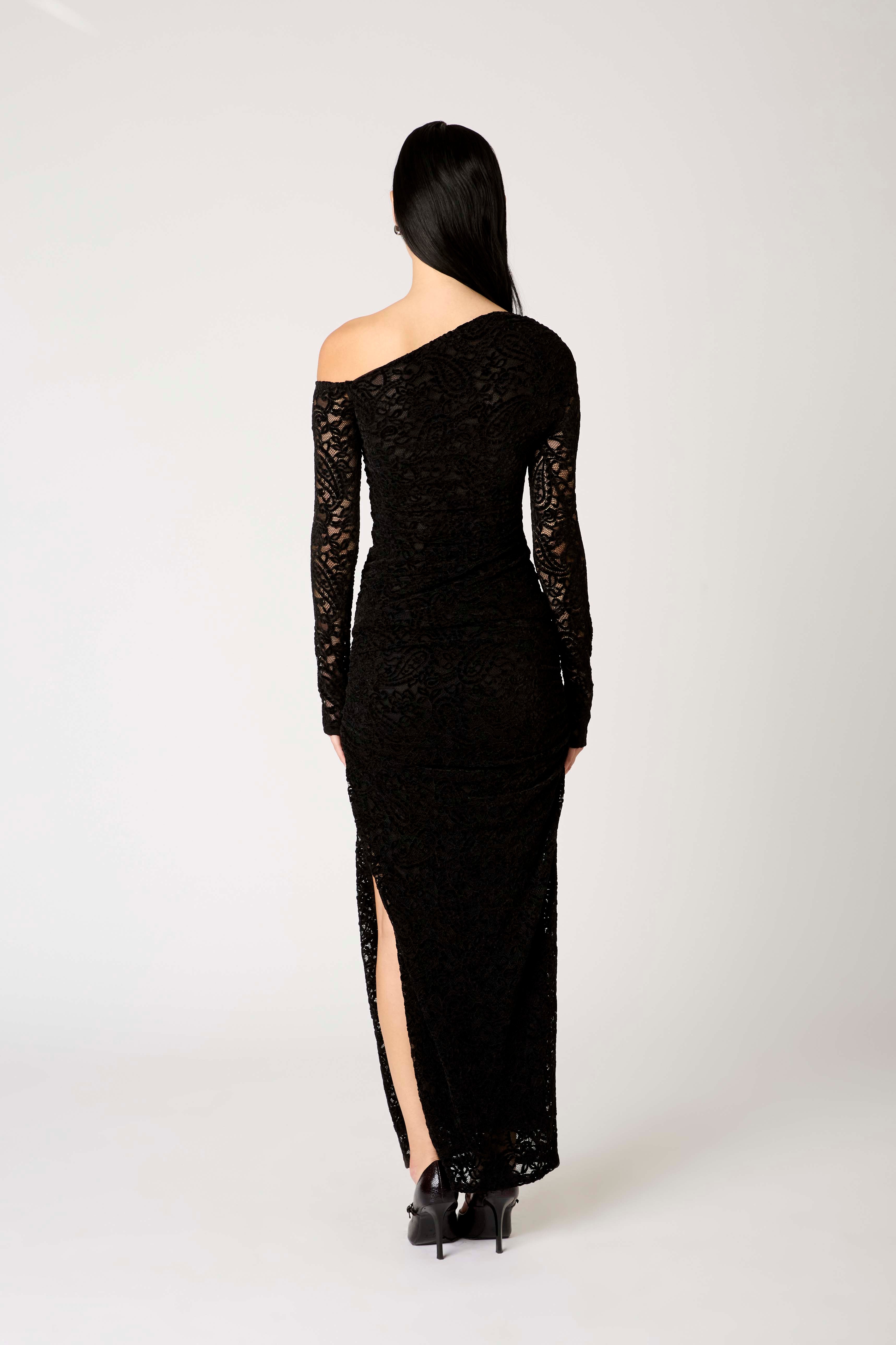 Cleo Top in black back view